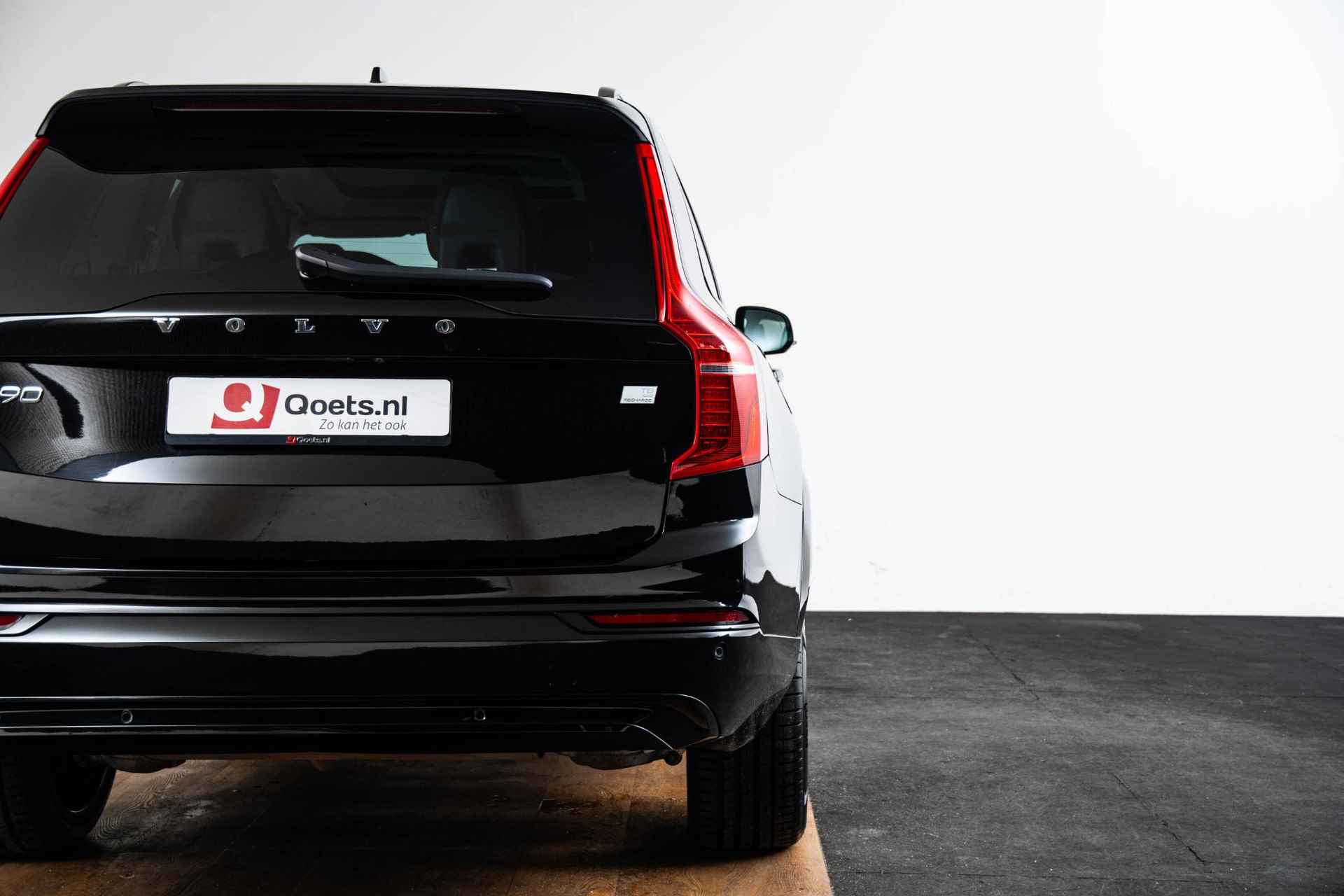 Volvo XC90 2.0 T8 Recharge AWD Ultimate Dark Trekhaak - Panoramadak - Head Up - Bowers & Wilkins - Stoelventilatie/verwarming - Elektrisch verstelbare bestuurdersstoel met memory - Getinte/ Gelamineerde ruiten - - 69/72