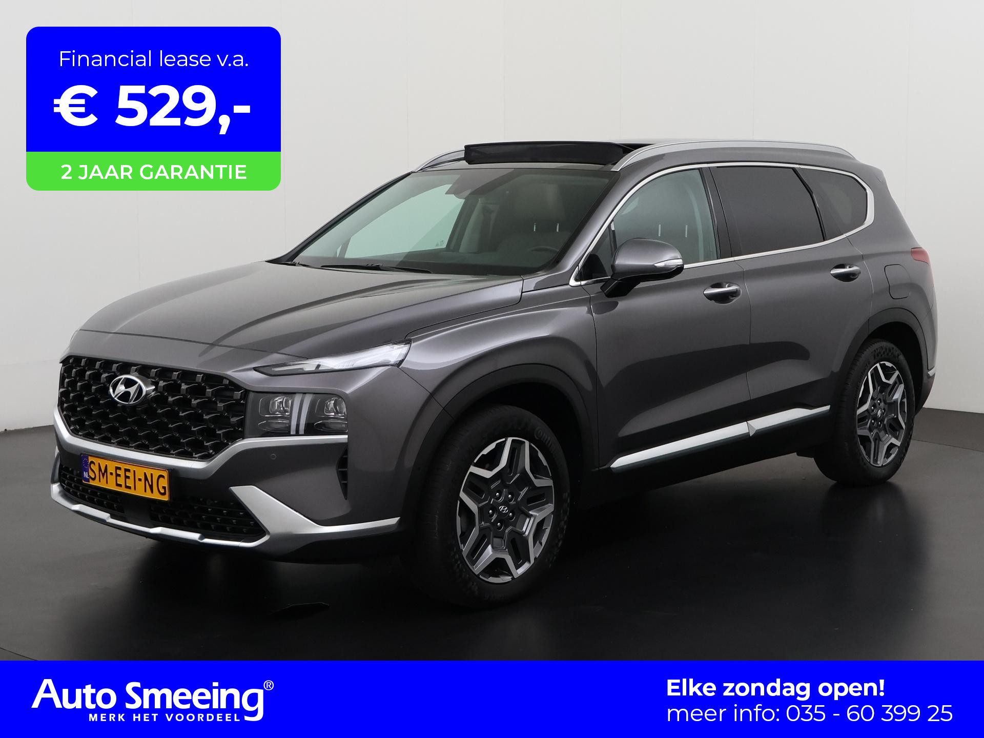 Hyundai Santa Fe 1.6 T-GDI PHEV Premium Sky 7p. | Panoramadak | 360 Camera | Elek achterklep | Zondag Open!