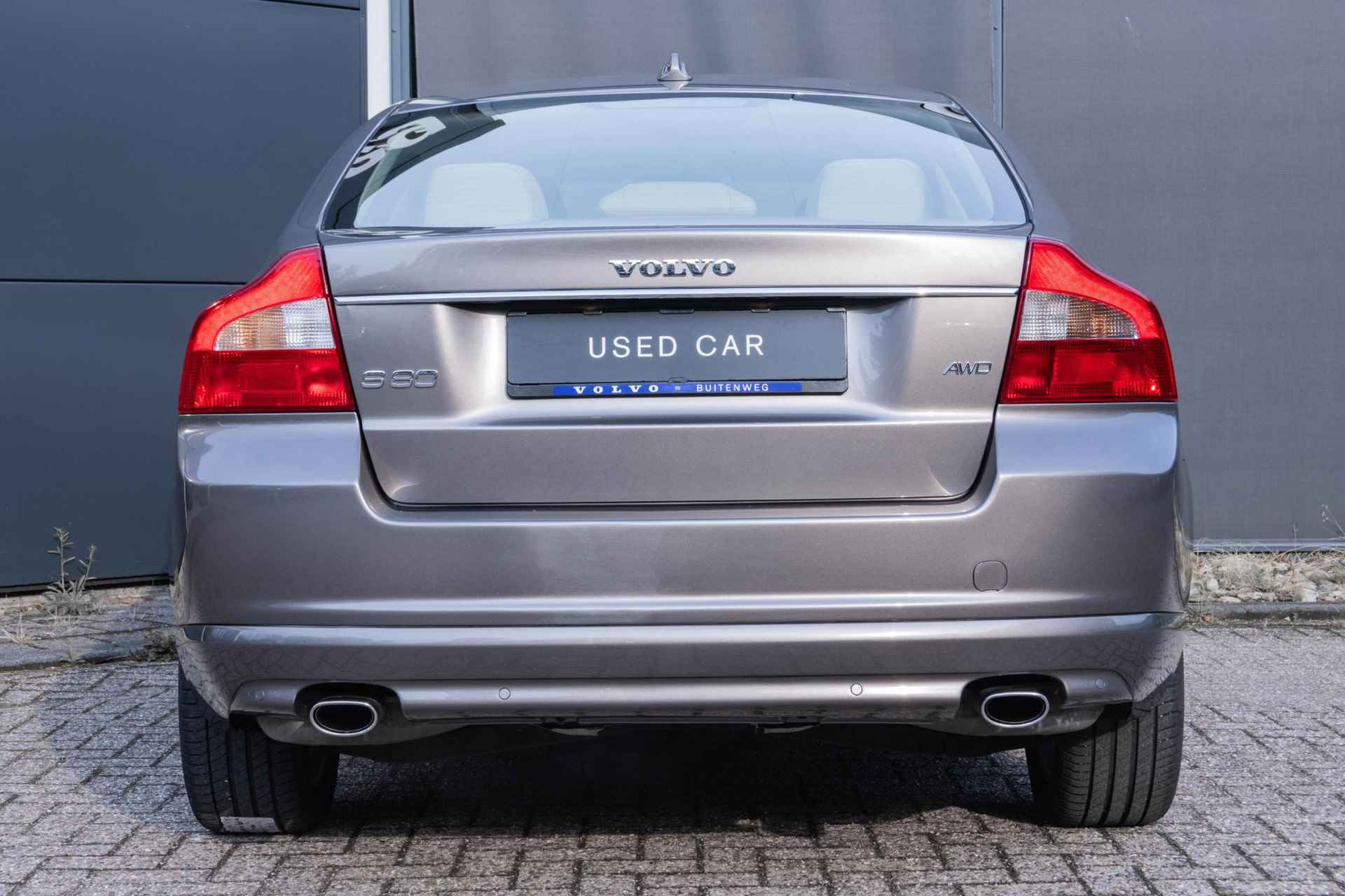 Volvo S80 T6 Automaat  AWD Summum | Youngtimer | 1e eigenaar | Dealer onderhouden | Blond nappa lederen bekleding | Parkeersensoren | Stoelverwarming | Stoelventilatie | Xenonverlichting - 11/39