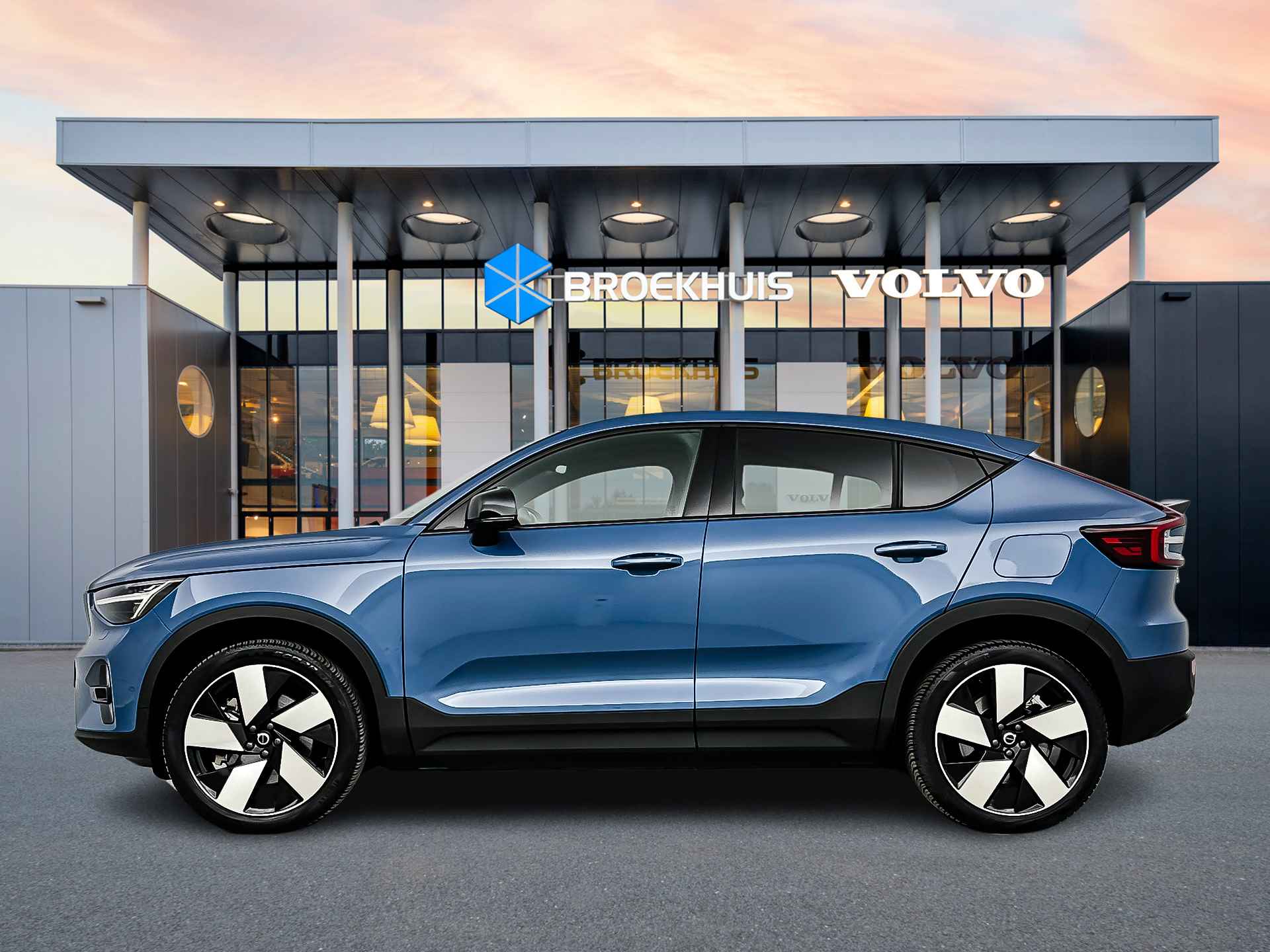 Volvo C40 Ultimate Extended 82 kWh | Pixel LED | 20‘‘ | Nubuck stoelen | Getint glas - 9/29