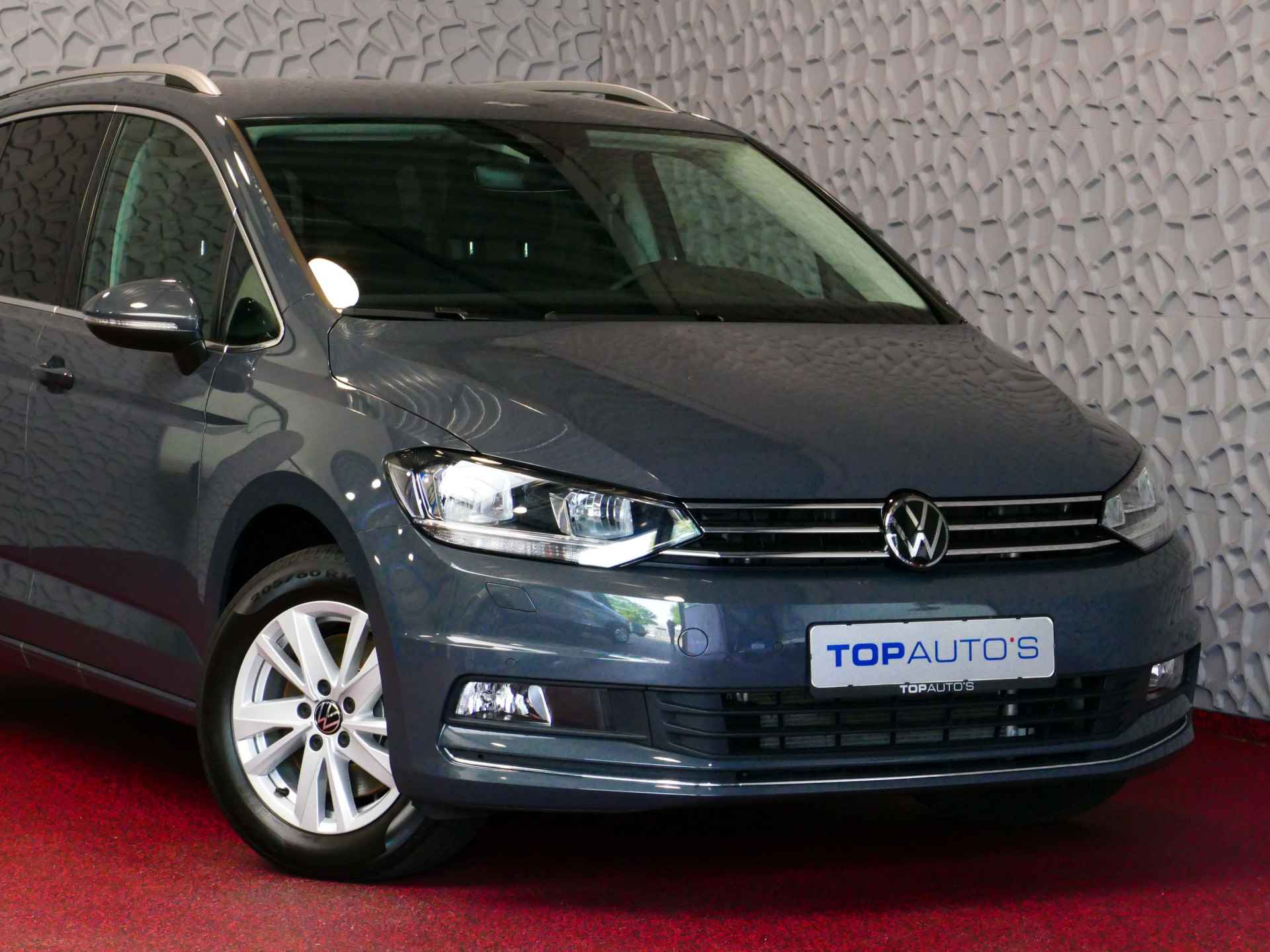 Volkswagen Touran 1.5 TSI 150PK 7P CARPLAY NAVI CAMERA VIR.COCKPIT DODE.HOEK DET. STOELVERW KEYLESS 7P 7PERS 2024 70 BIJNA NIEUWE VOLKSWAGEN'S UIT VOORRAAD LEVERBAAR - 48/77