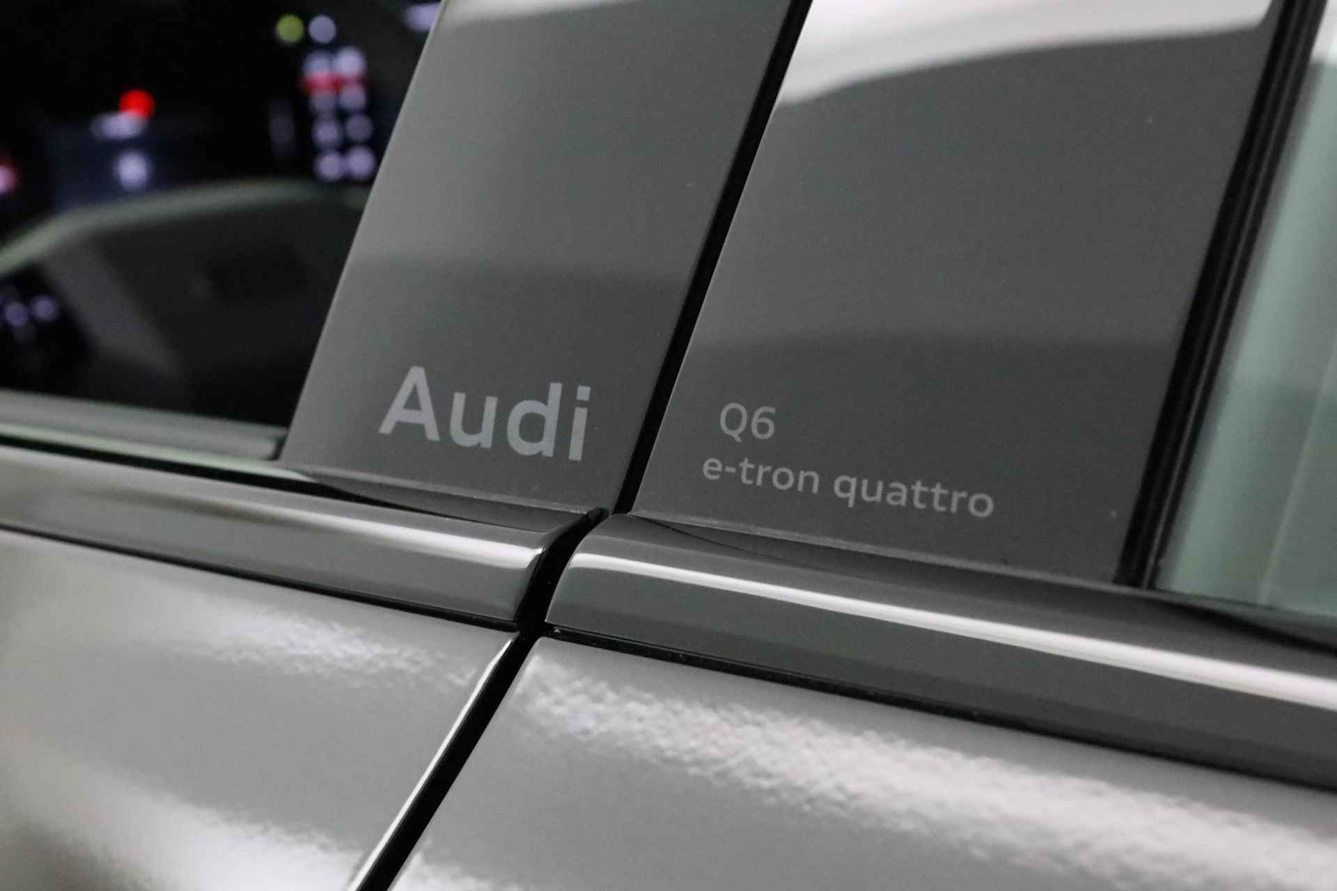 Audi Q6 e-tron 55 First Edition 388pk Quattro | Assistentiepakket Parking | S-line exterieur | Veiligheidspakket plus | - 18/56