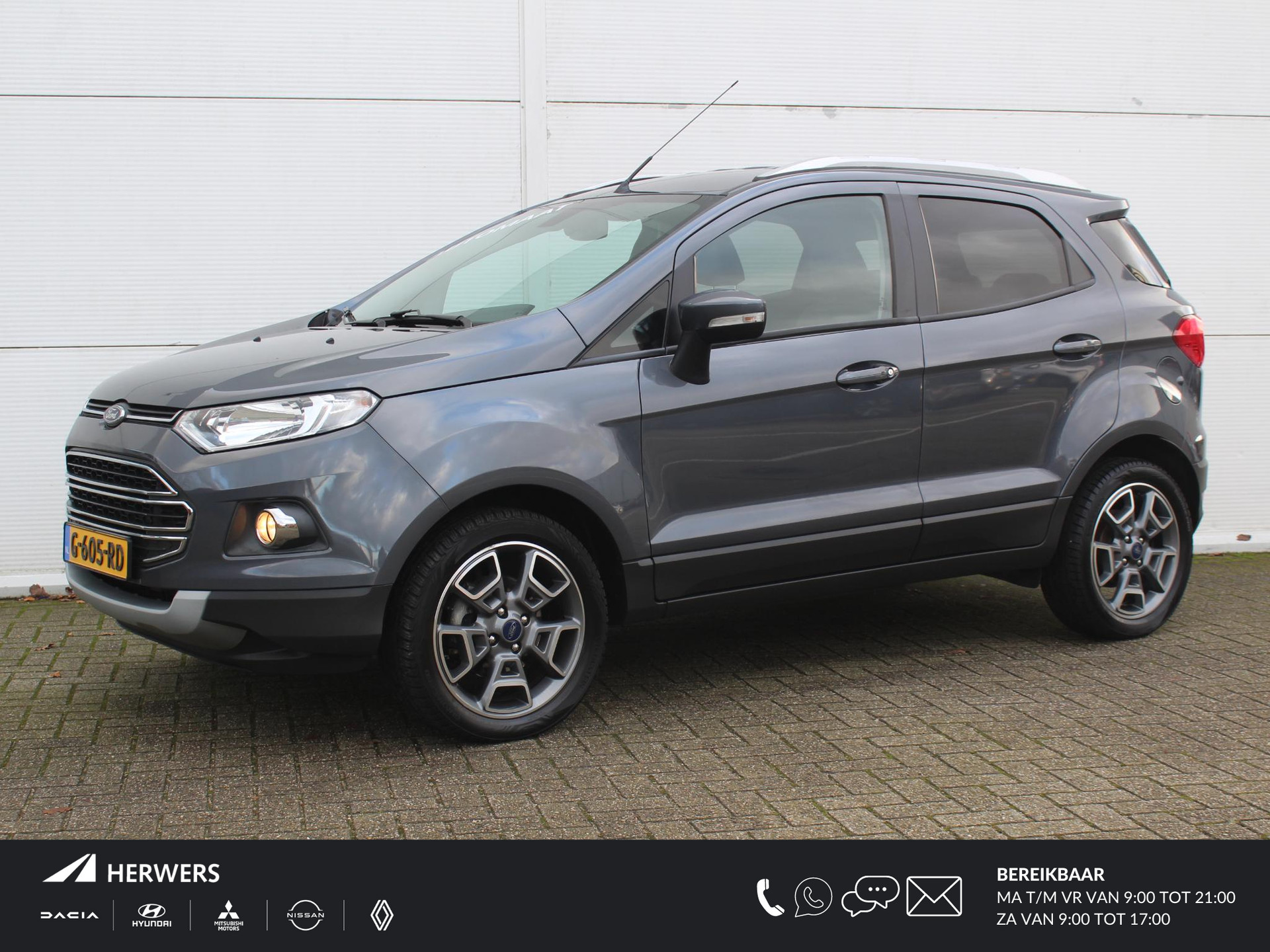 Ford EcoSport 1.5 Ti-VCT Titanium AUTOMAAT / Trekhaak Afneembaar / Stoelverwarming / Navigatie / Cruise Control / Keyless Entry & Start /