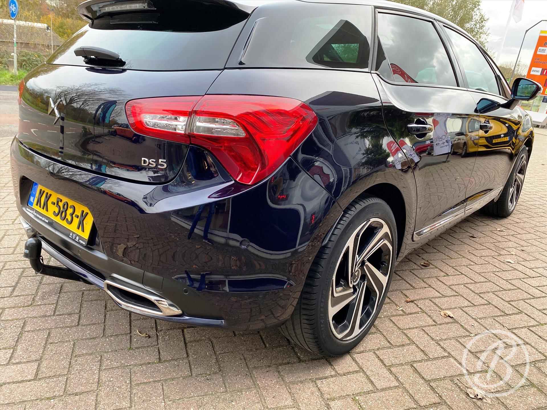 DS Ds 5 1.6 Turbo 165pk  Automaat Chic Full option | panoramadak, luxe leder met verw. en elek. stoelen en geheugen stand, navigatie, trekhaak,  18 inch velg - 18/64