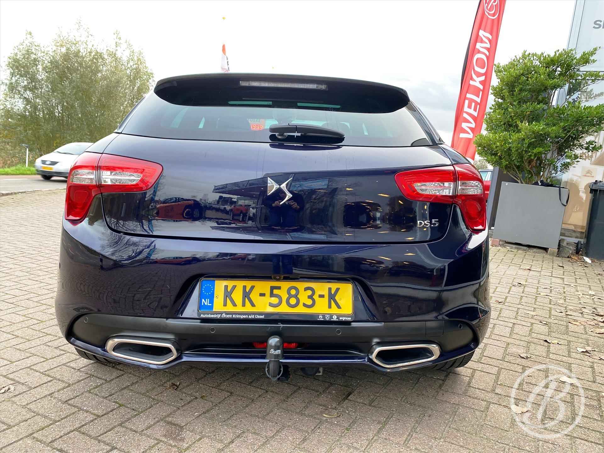 DS Ds 5 1.6 Turbo 165pk  Automaat Chic Full option | panoramadak, luxe leder met verw. en elek. stoelen en geheugen stand, navigatie, trekhaak,  18 inch velg - 27/64