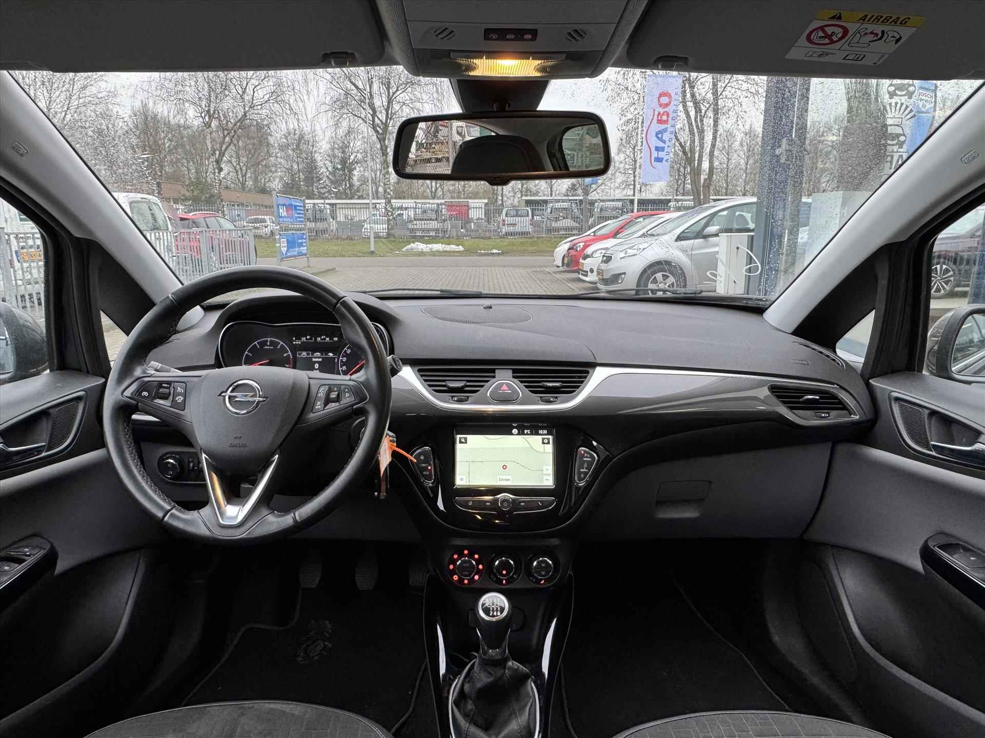 Opel Corsa 1.0 TURBO ONLINE EDTION 90PK 5DRS ECC/CRUISE/NAV/REGEN.SENS/PARK.SENS/LMV/HALF.LEDER - 4/14