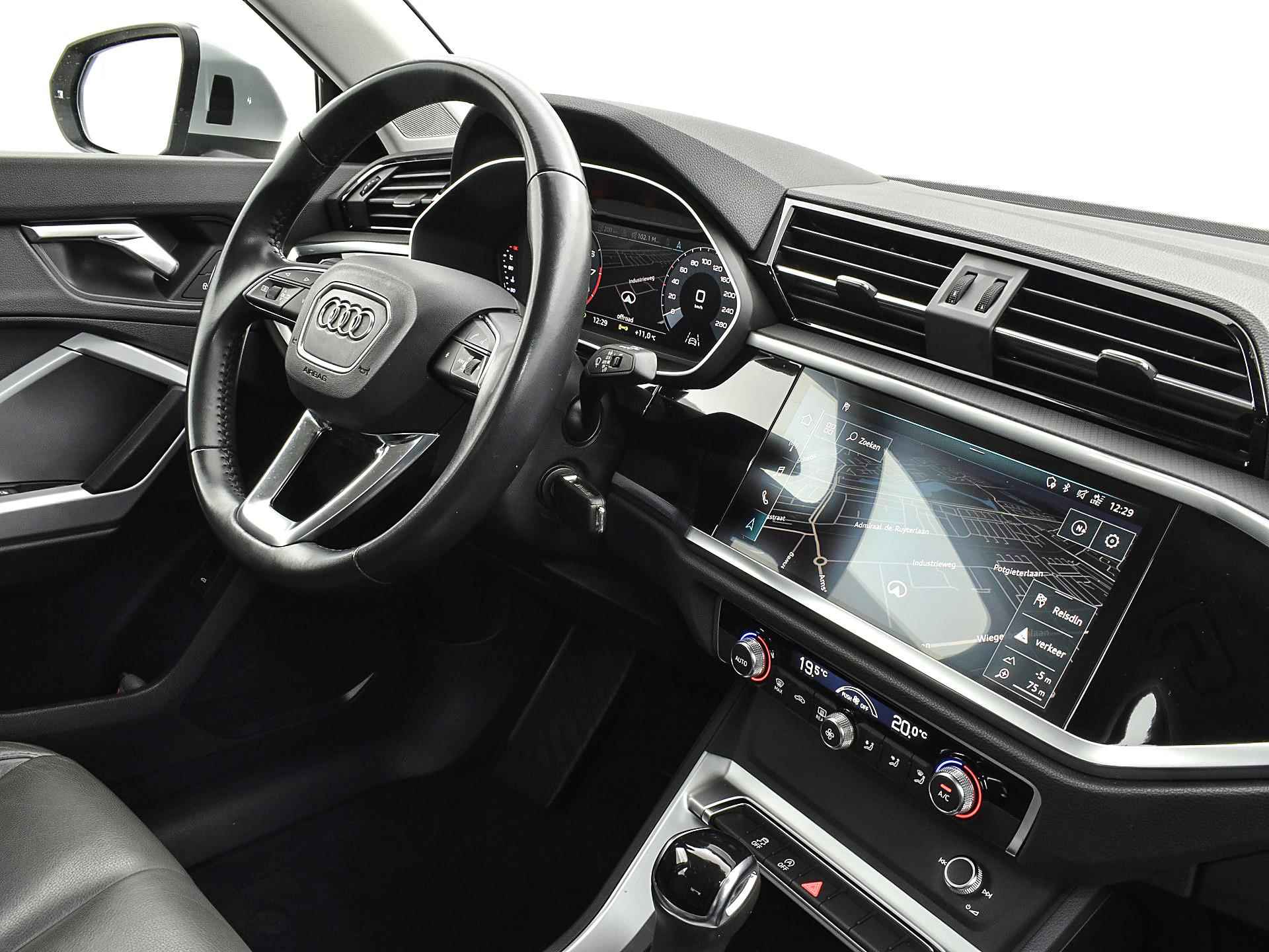 Audi Q3 40 TFSI Quattro 190pk Pro Line | All Season banden | Navigatie | Parkeersensoren | Leder | Trekhaak | - 12/27