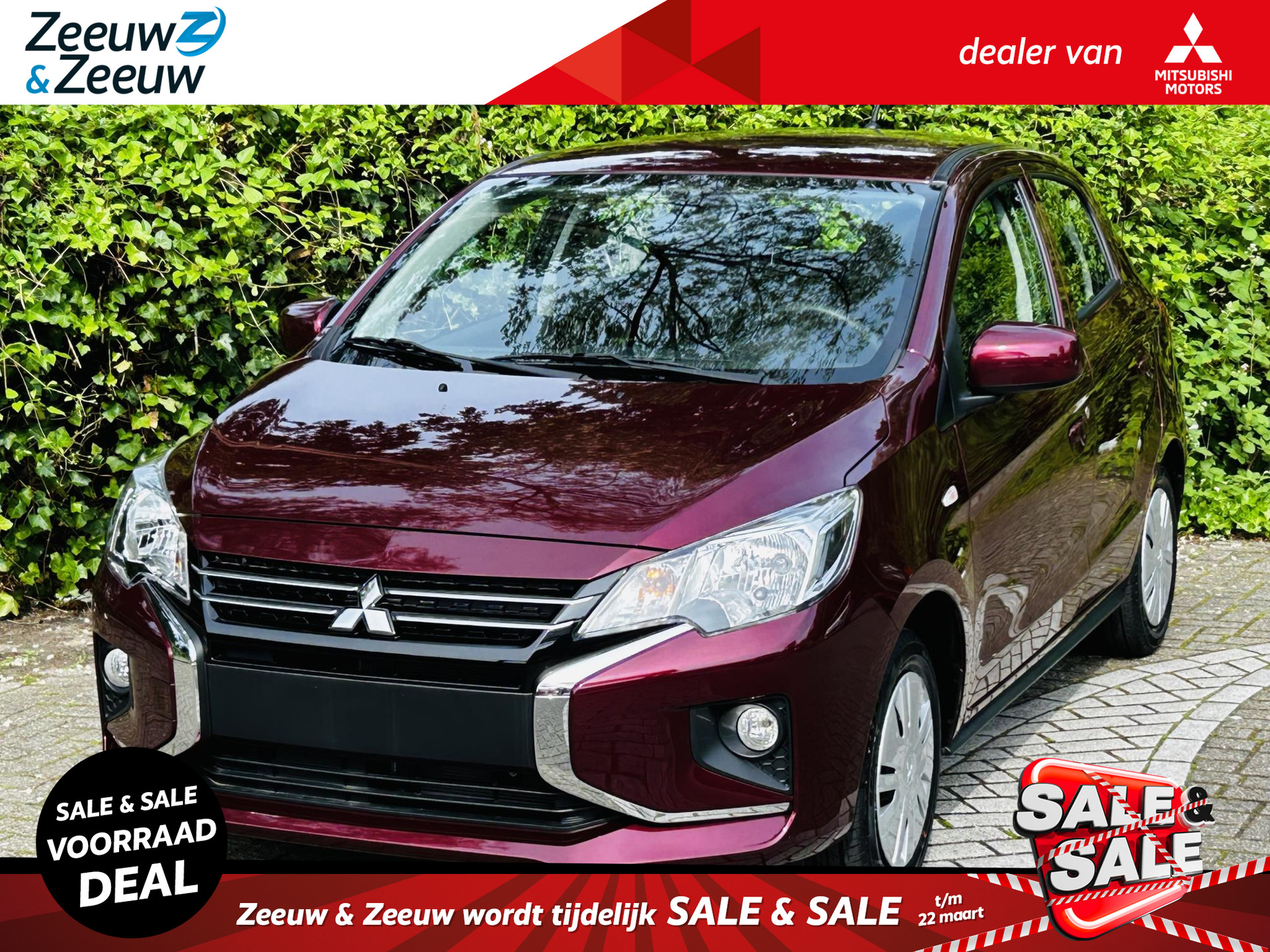 Mitsubishi Space Star 1.2 Connect+ | € 2500 ,- VOORRAAD KORTING! | ,  7 inch multimediasysteem | Bluetooth | USB aansluiting | Licht- en regensensor | DAB radio | Airco |