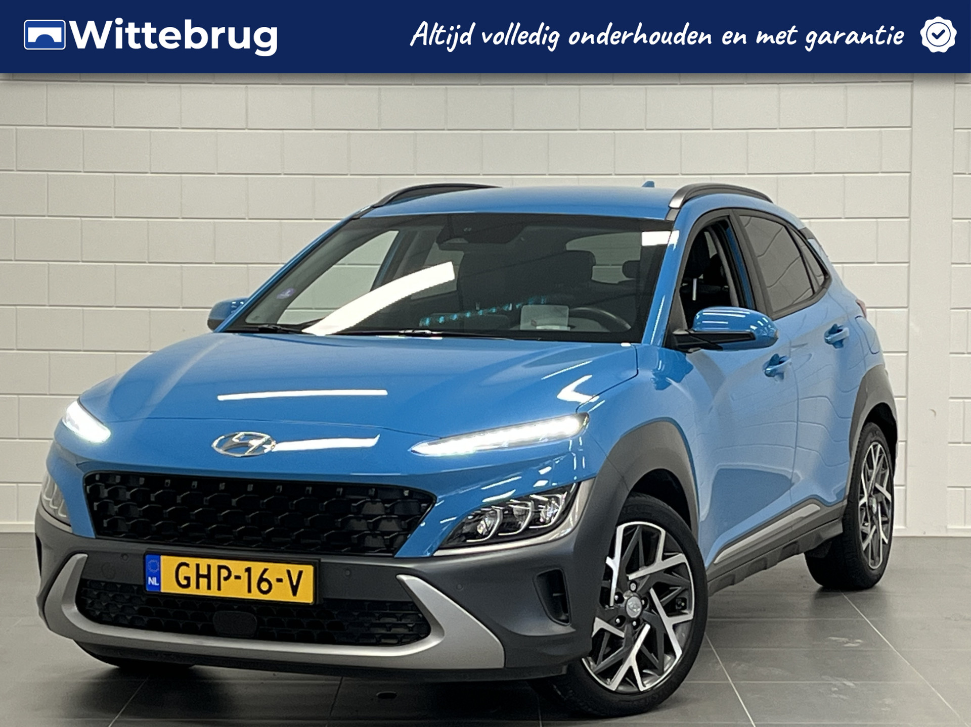 Hyundai KONA 1.6 GDI HEV Premium FULL LED | LEDER | 18 INCH VELGEN | STOERE AUTO!