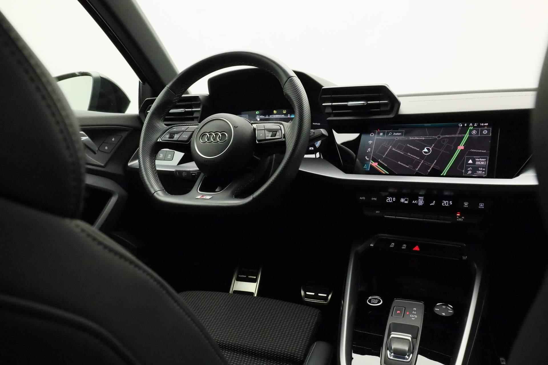 Audi A3 Sportback 30 TFSI 110PK S-tronic edition | Navi | Cruise | Clima | 17 inch | Full LED | Zwart optiek - 28/42