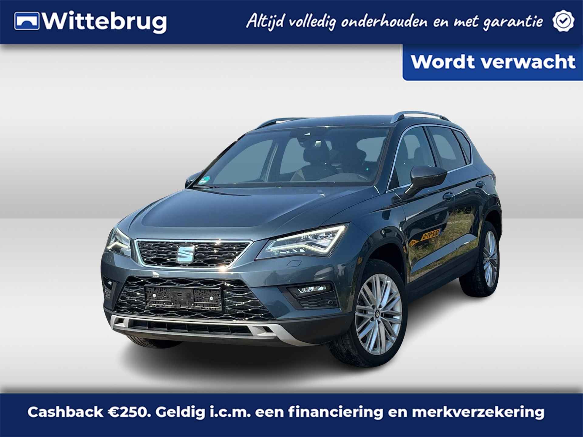 SEAT Ateca 1.5 TSI 150pk DSG Xcellence / Elek. Zwenkbare Trekhaak / LED / Elek. Achterklep Met Virtual Pedal / 360 Camera / Stoelverwarming / 18" LMV - 1/6