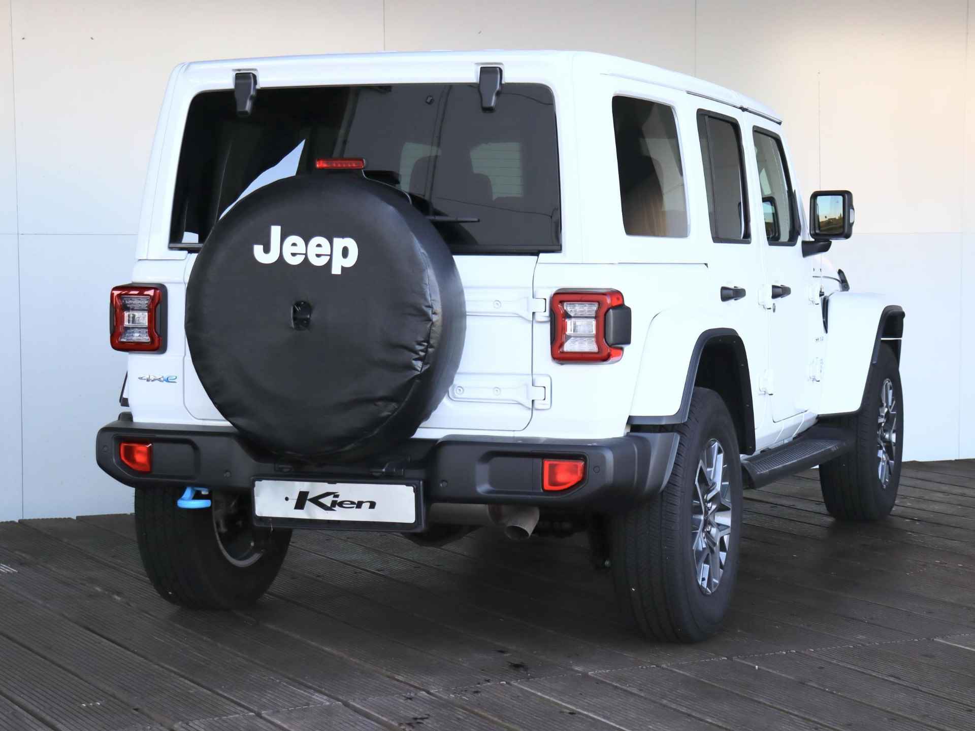 Jeep Wrangler Unlimited 4xe 380 Sahara | Navi | Stoelverwarming | Leder Bekleding | - 4/34