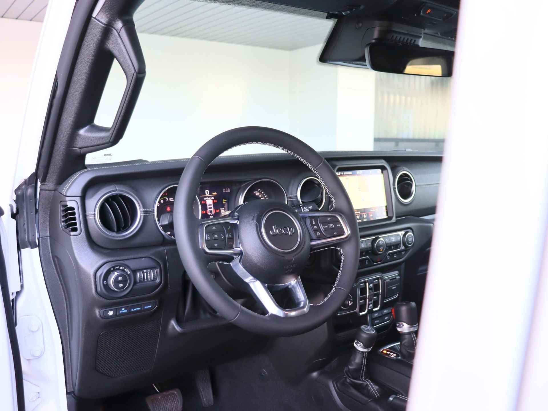 Jeep Wrangler Unlimited 4xe 380 Sahara | Navi | Stoelverwarming | Leder Bekleding | - 6/34