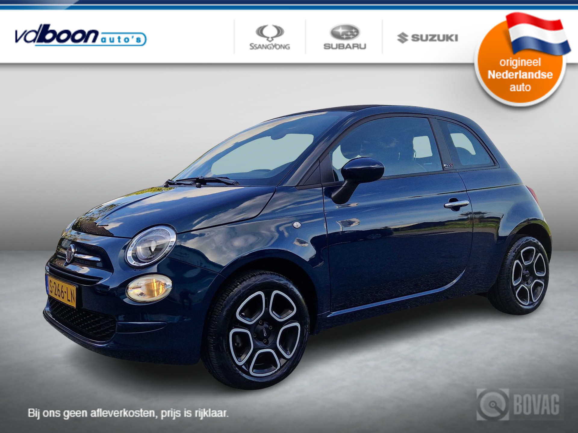 Fiat 500 C 1.0 Hybrid Club CABRIO l CRUISE l NAVI VIA APP l Rijklaarprijs !!