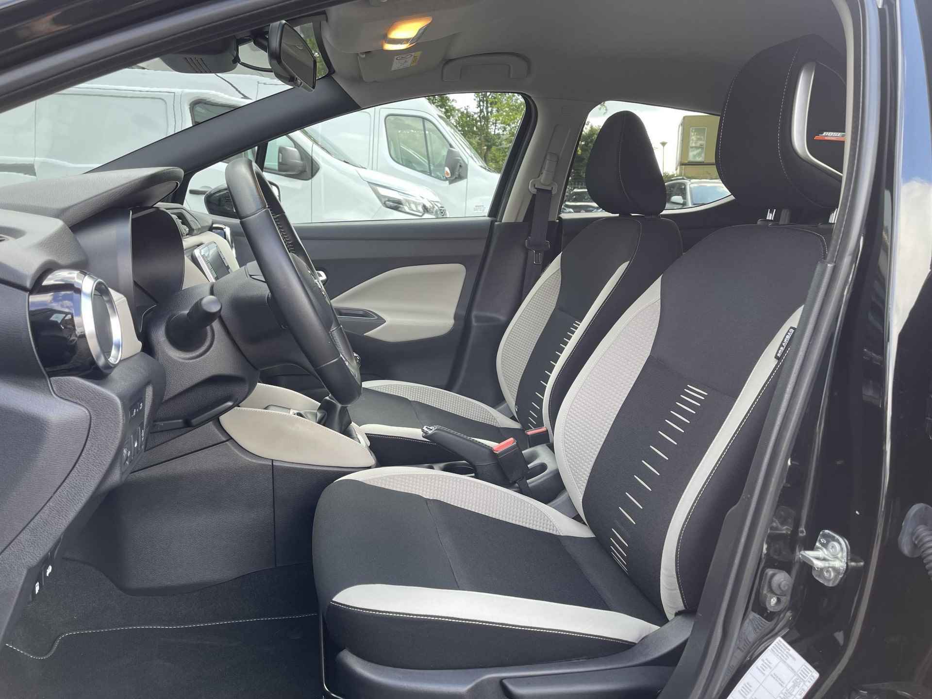 Nissan Micra 1.0 IG-T Tekna | Navigatie | Camera | Apple Carplay/Android Auto | BOSE Audio | Keyless Entry | Stoelverwarming | Rijklaarprijs! - 9/28