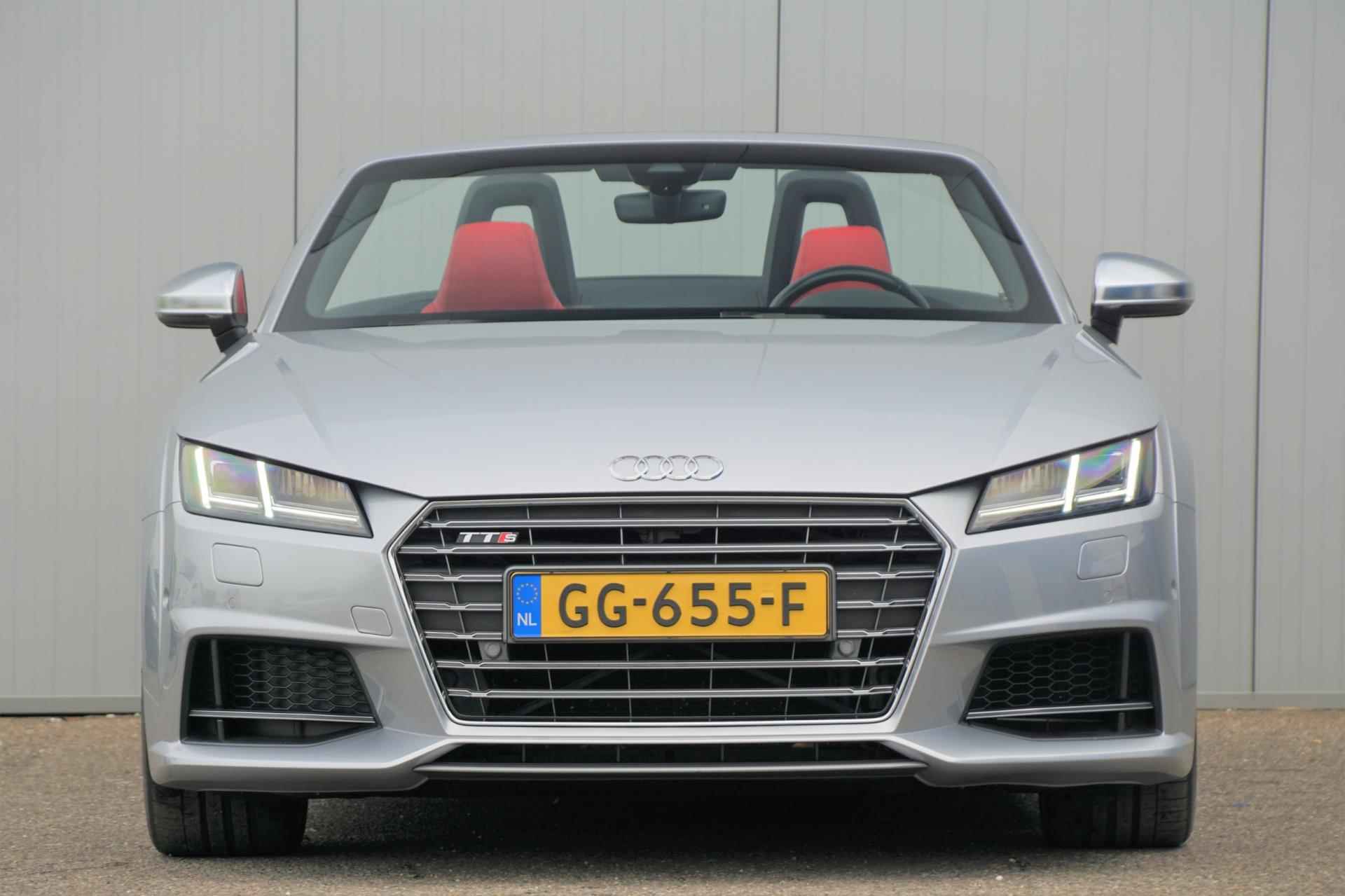 Audi TTS Roadster 2.0 TFSI quattro Pro Line + / 400PK / Milltek / NL-Auto / 69dkm NAP / B & O / Leder / Stoelverw. - 26/42