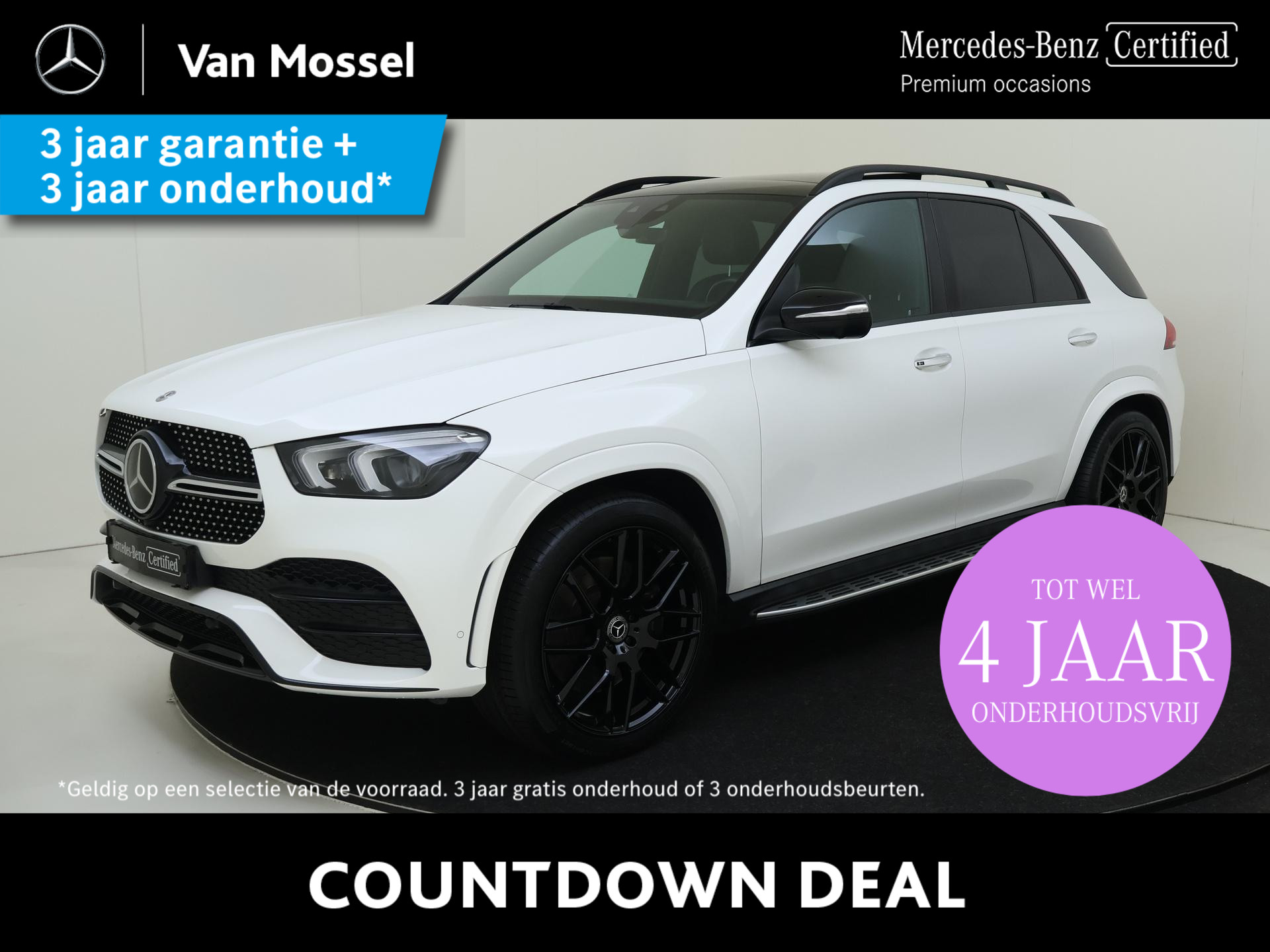 Mercedes-Benz GLE-klasse 450 4MATIC Premium Plus AMG nightpakket / AIRMATIC / Pano / Burmester / CarPlay