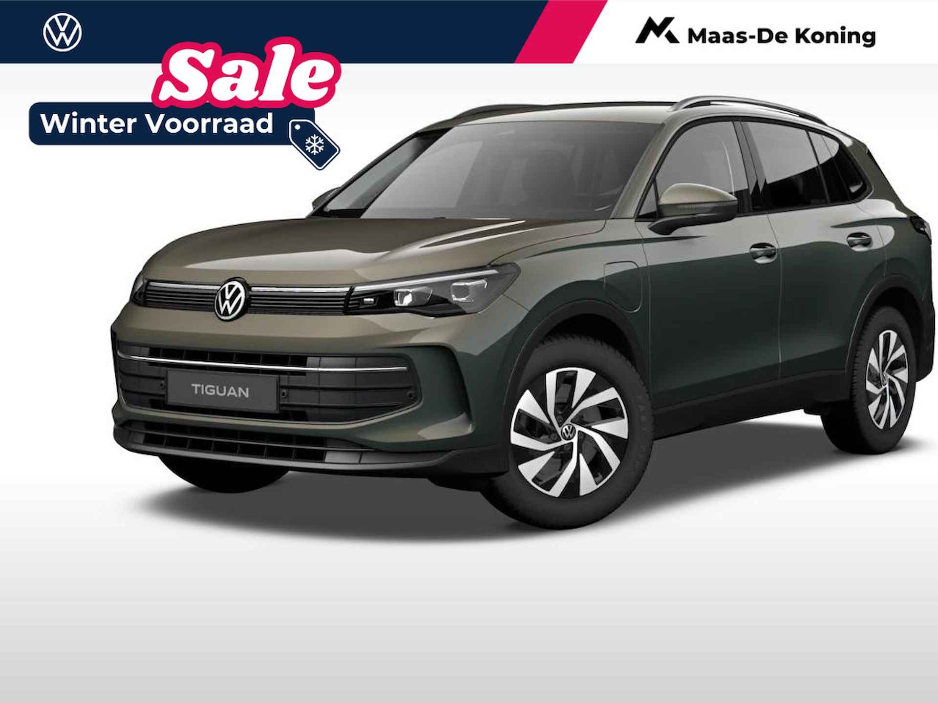 Volkswagen Tiguan Life Edition 1.5 eHybrid 204 pk 6 versn. DSG · Comfort pakket · Trekhaak incl. aanhangermanoeuvreerhulp (trailer assist) · Velgen 'napoli', 18 inch lichtmetaal · Incl. inruilvoordeel - 1/7