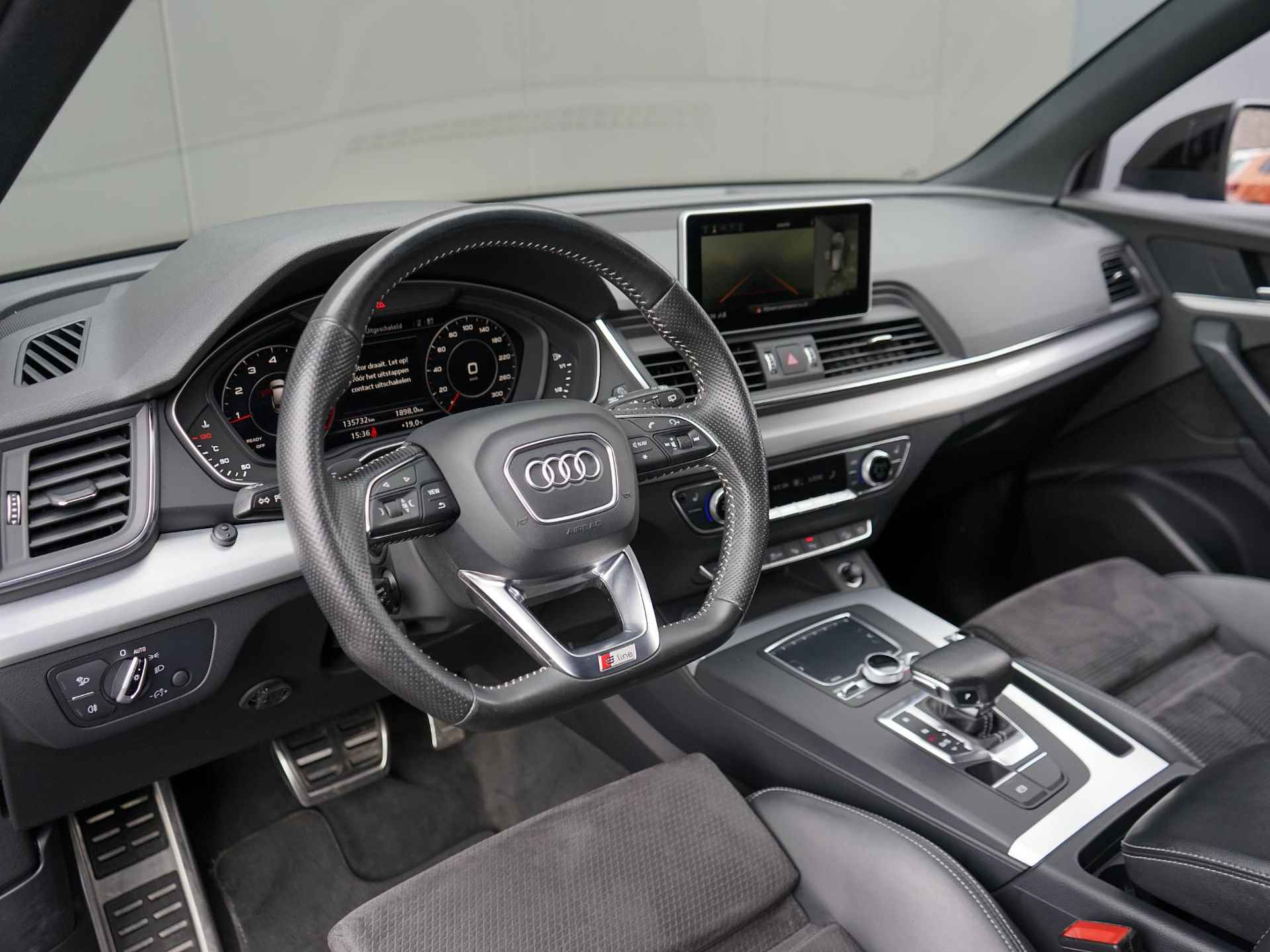 Audi Q5 2.0 TFSI quattro Sport Pro Line S 3x S-Line / Virtual Cockpit / 360 camera / 21'' LM velgen / Elek. stoelen/ Full Black / Trekhaak / keyless - 12/34