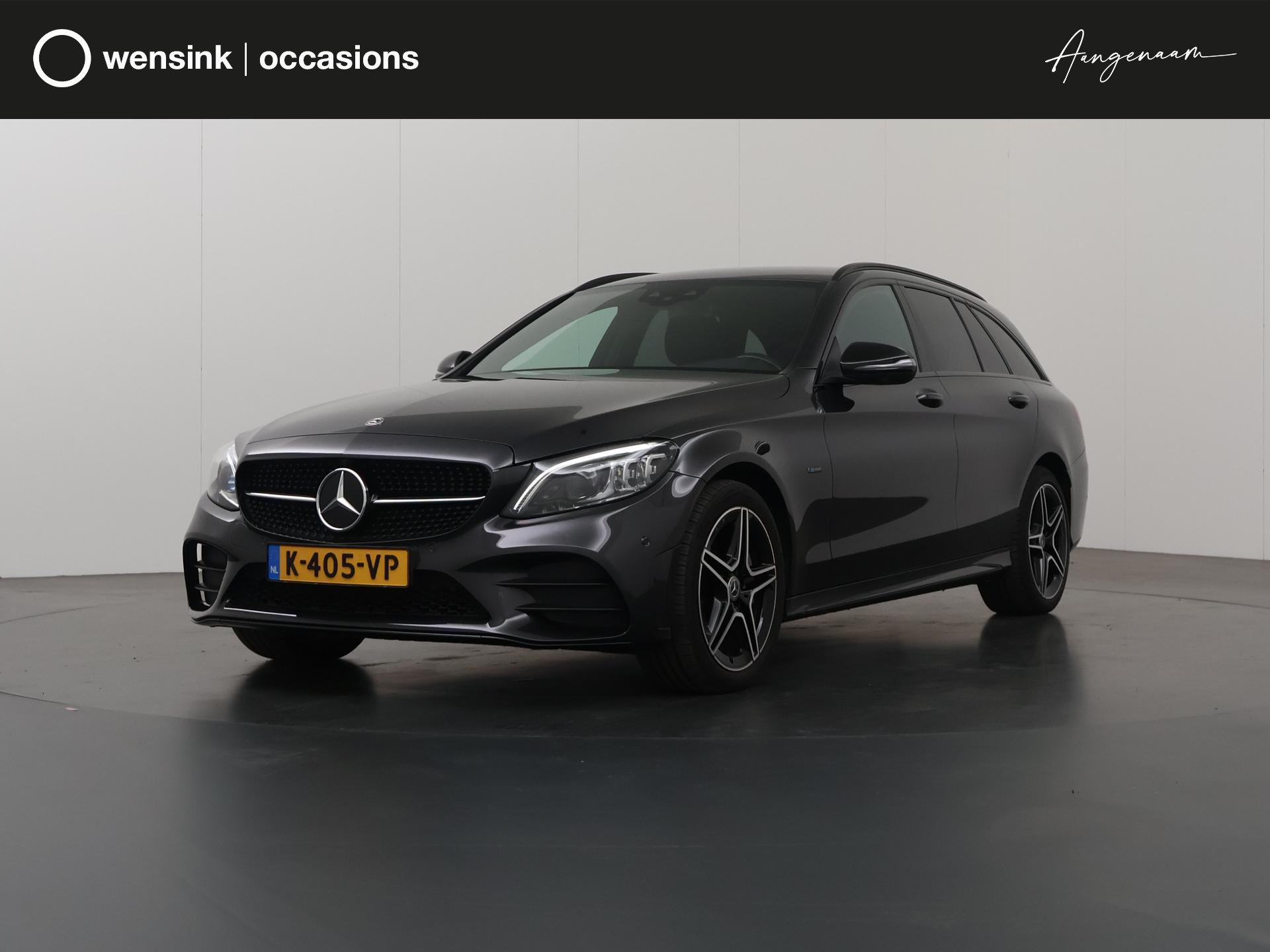 Mercedes-Benz C-klasse Estate 300 e Business Solution AMG Limited | Digitaal Dashboard | Groot Navigatie | Lederen Interieur | Sportstoelen | Multibeam LED | Camera | Stoelverwarming | DAB | Ele. kofferdeksel | Dodehoek detectie |