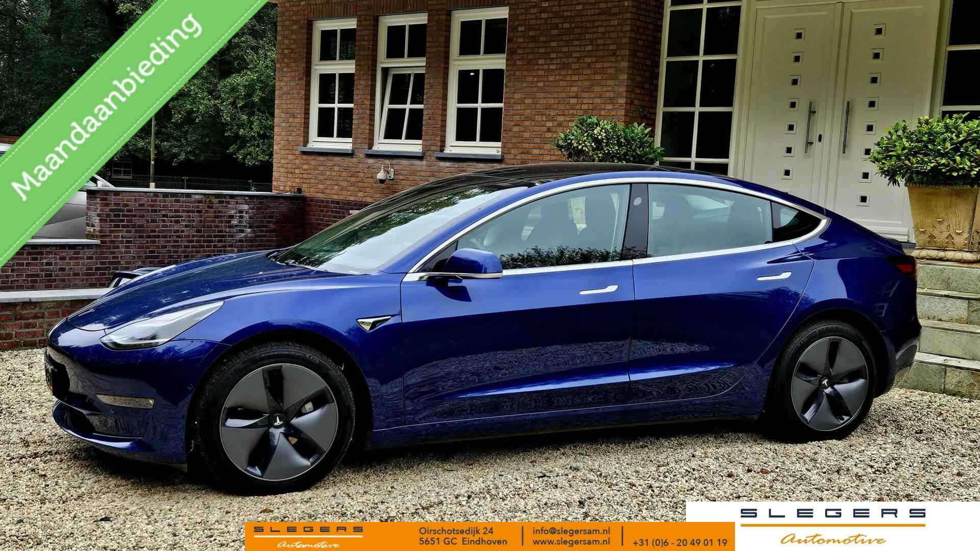 Tesla Model 3 Long Range AWD 79 kWh  autopilot panoramadak trekhaak  leaseprijs vanaf 438 Euro - 3/24