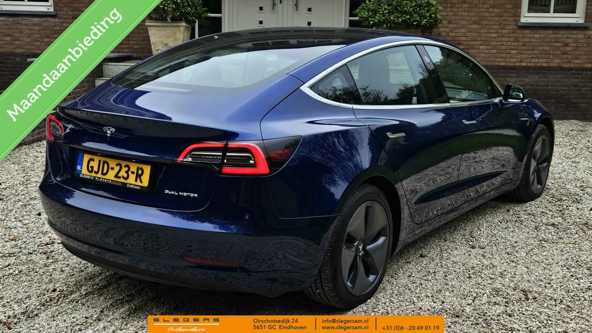 Tesla Model 3 Long Range AWD 79 kWh  autopilot panoramadak trekhaak  leaseprijs vanaf 438 Euro - 6/24