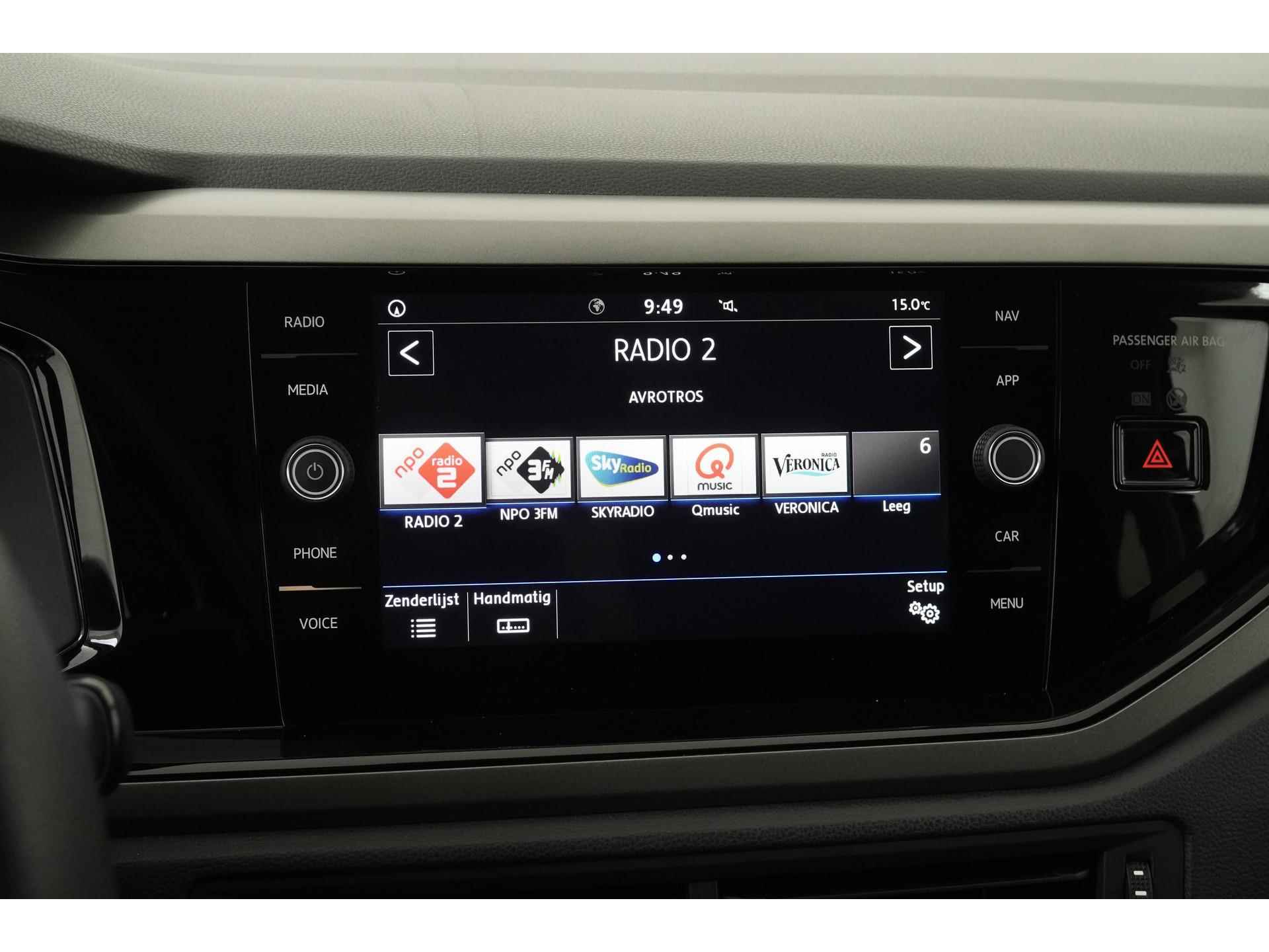 Volkswagen Polo 1.0 TSI Comfortline DSG | Navigatie | App-Connect | Stoelverwarming | Zondag Open! - 14/39