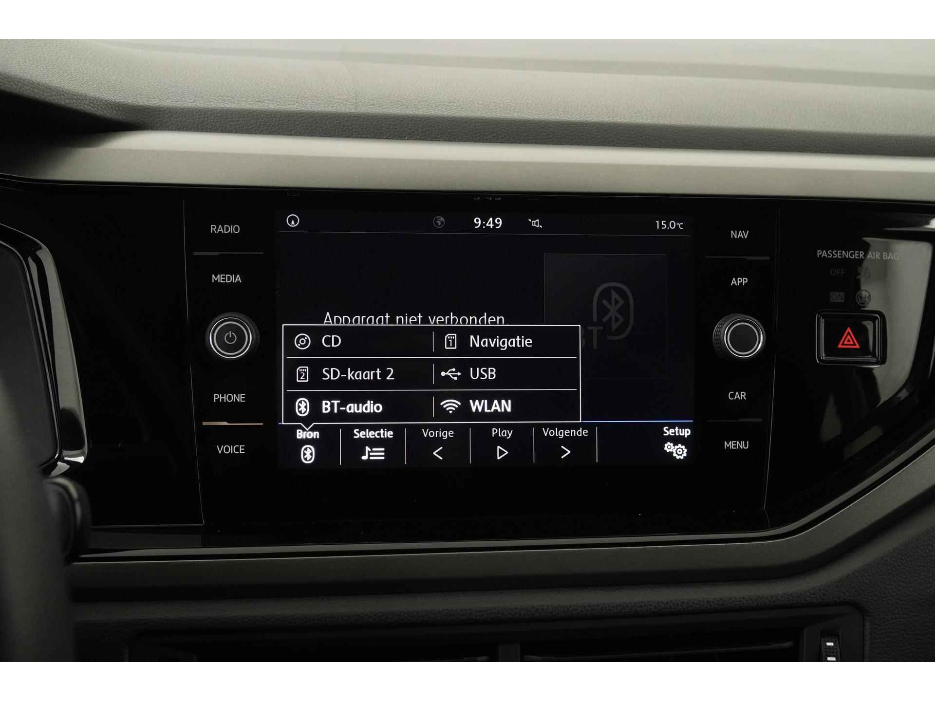 Volkswagen Polo 1.0 TSI Comfortline DSG | Navigatie | App-Connect | Stoelverwarming | Zondag Open! - 15/39