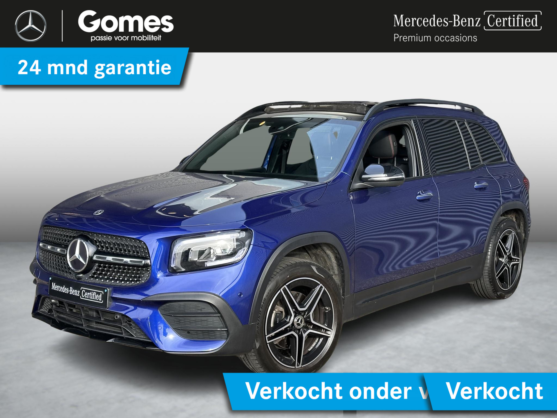 Mercedes-Benz GLB 180 AMG | Panoramadak | | Nightpakket | Panoramadak | Achteruitrijcamera | Stoelverwarming | Trekhaak | Showmodel SALE