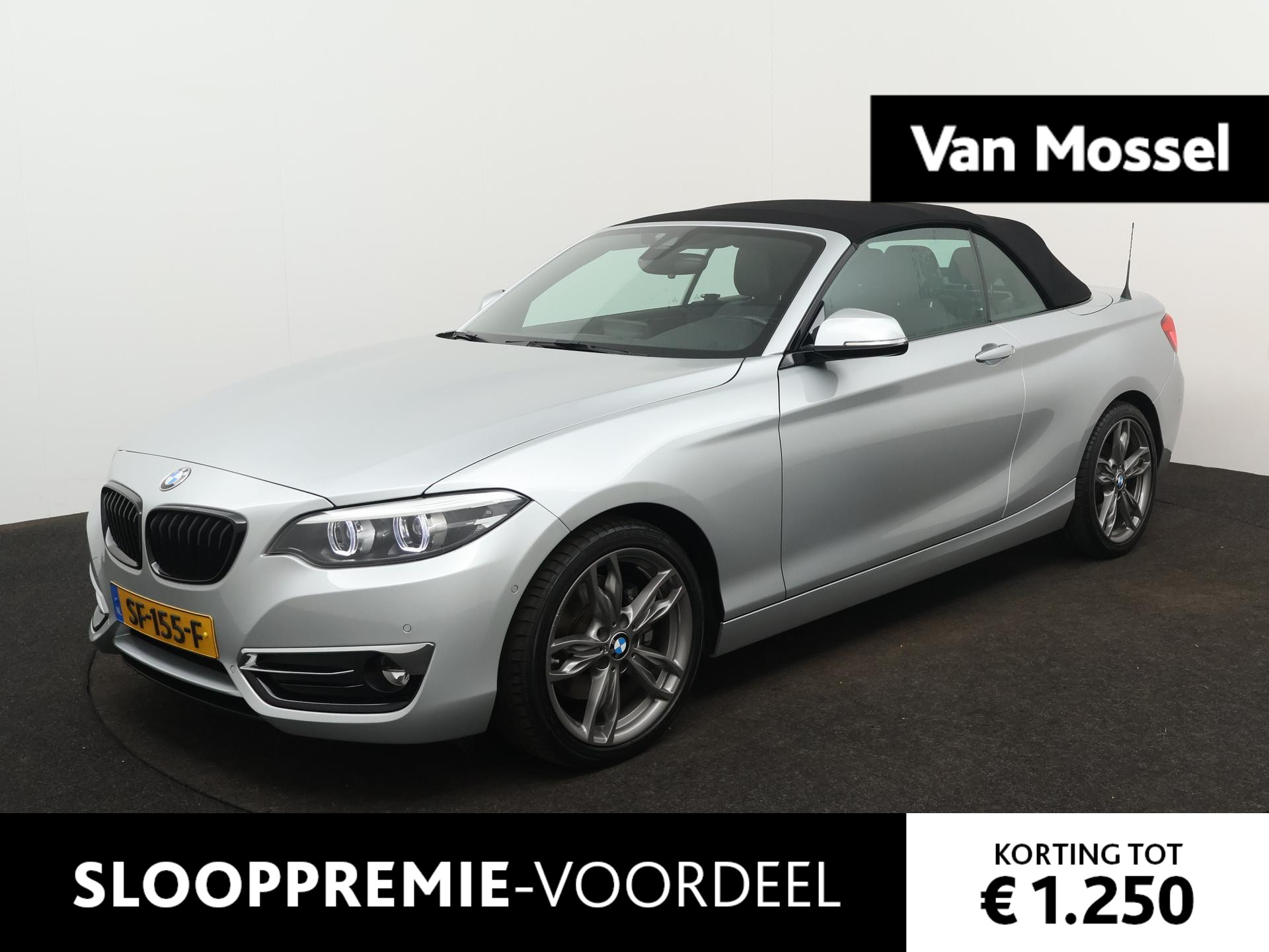 BMW 2-serie Cabrio 220i High Executive | STOELVERWARMING | LED VERLICHTING | LEDER | CLIMATE CONTROL | ACHTERUITRIJCAMERA | NAVIGATIE |