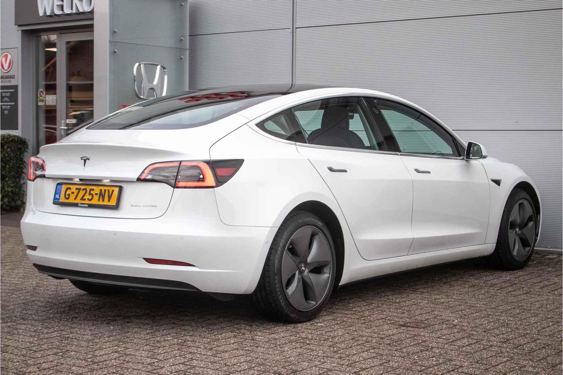 Tesla Model 3 Long Range AWD 75 kWh All-in rijklaarprijs | Leer | Nav | Autopilot | 12 mnd Bovag garantie - 3/41