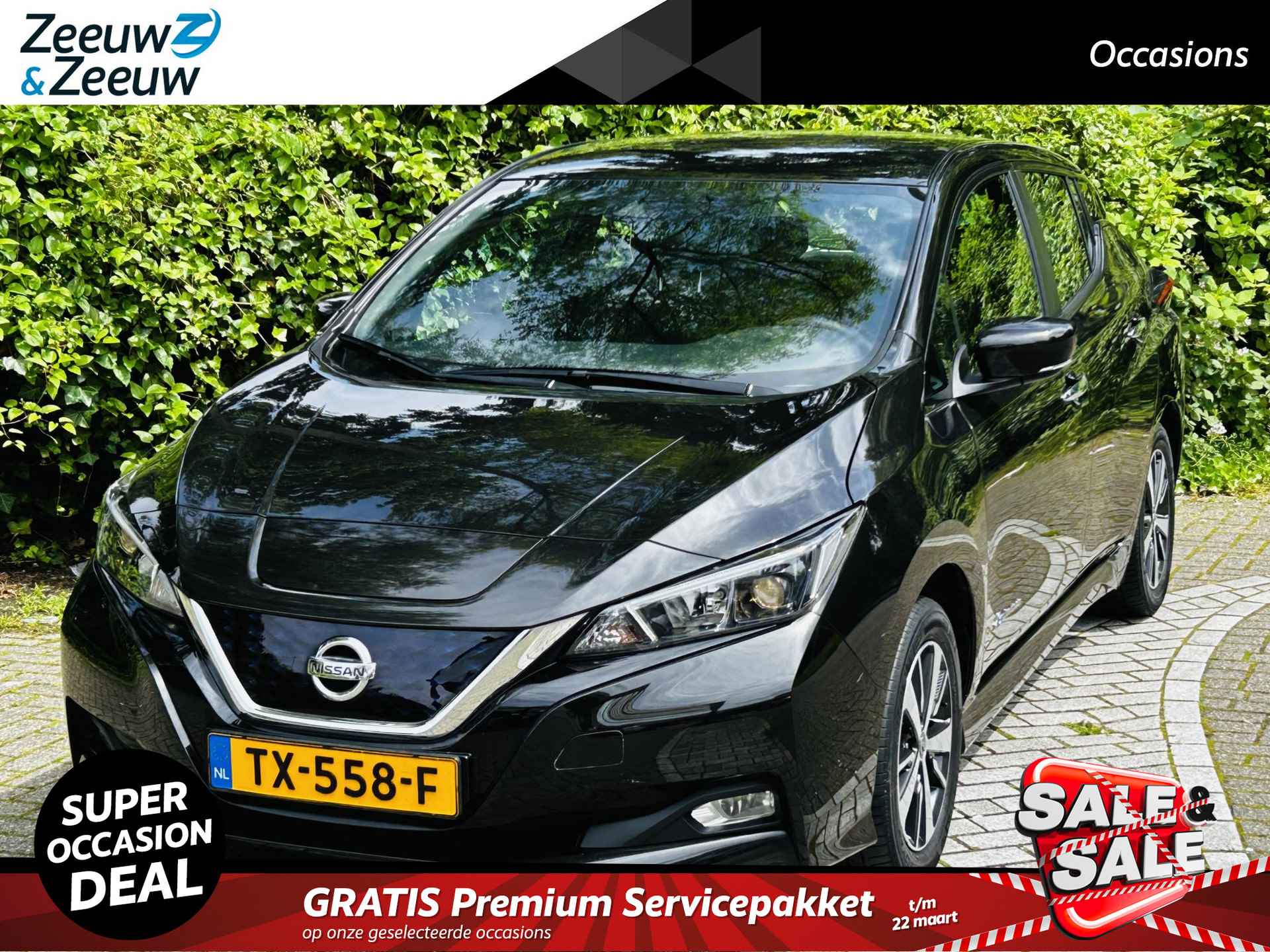 Nissan Nissan leaf 40kwh ACENTA 40 KWH | € 2000,- EURO SUBSIDIE MOGELIJK | AUTOMAAT | CRUISE | NAVI | CLIMATE | KEYLESS | CAMERA |