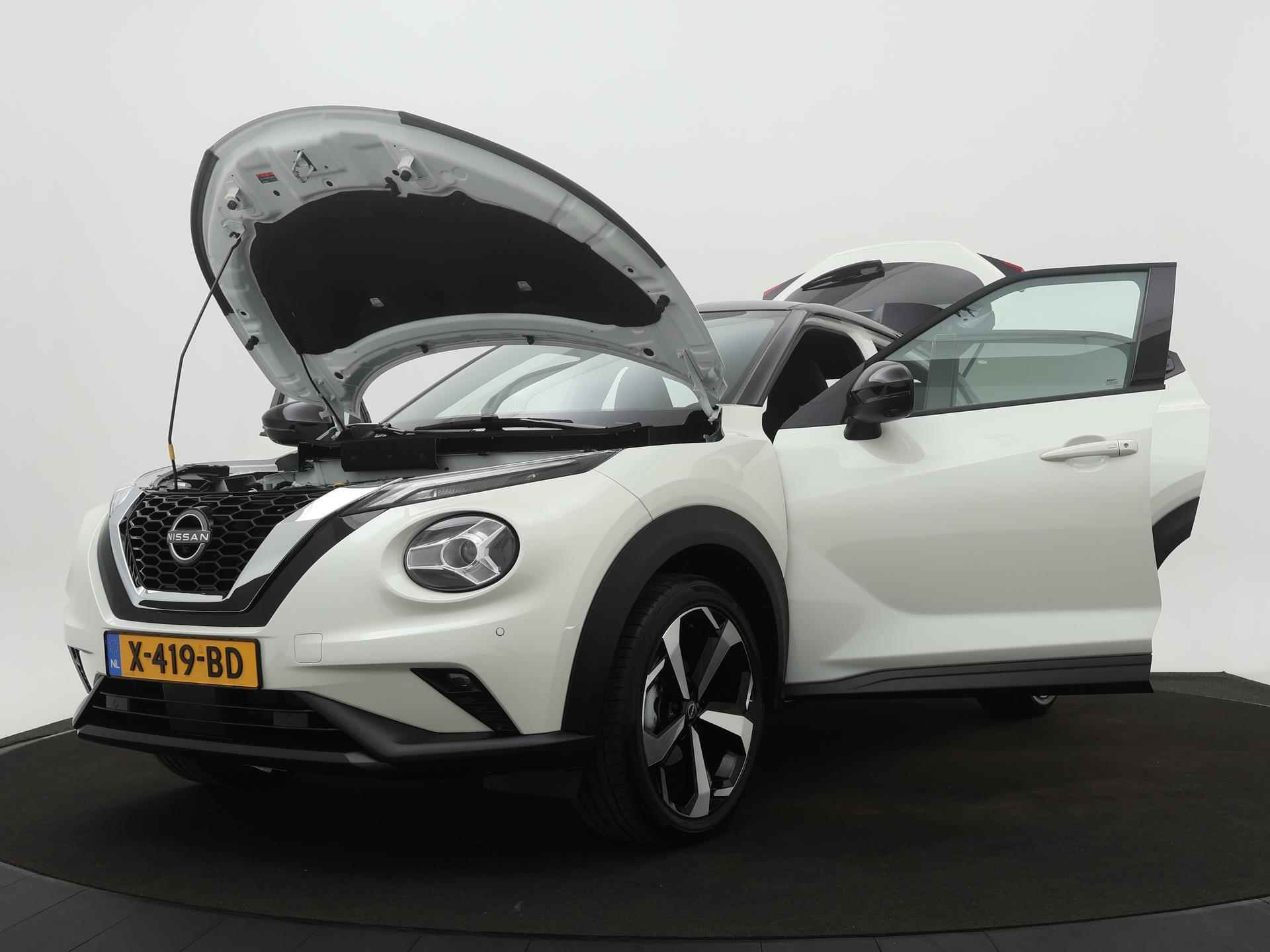 Nissan Juke 1.0 DIG-T Tekna | DEMO | Leren bekleding | 19" Lichtmetalenvelgen | Rondomzicht camera | Apple Carplay/ Android Auto | Stuur- assist | Adaptive Cruise Control | - 20/31