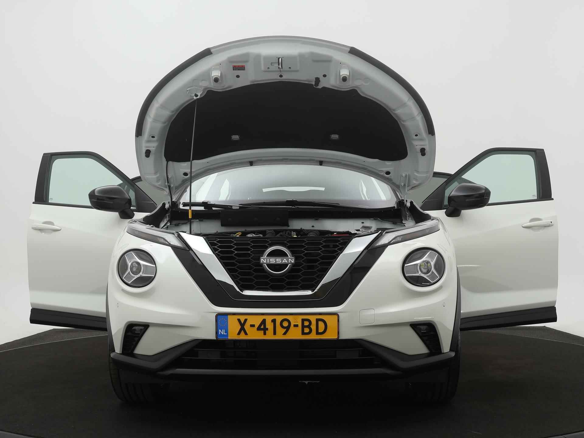 Nissan Juke 1.0 DIG-T Tekna | DEMO | Leren bekleding | 19" Lichtmetalenvelgen | Rondomzicht camera | Apple Carplay/ Android Auto | Stuur- assist | Adaptive Cruise Control | - 27/31