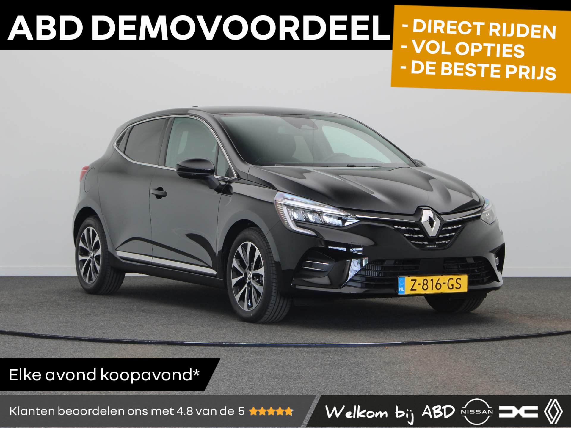 Renault Clio TCe 90pk Techno | Achteruitrijcamera | Parkeersensoren achter | Apple Carplay / Android Auto | bij viaBOVAG.nl