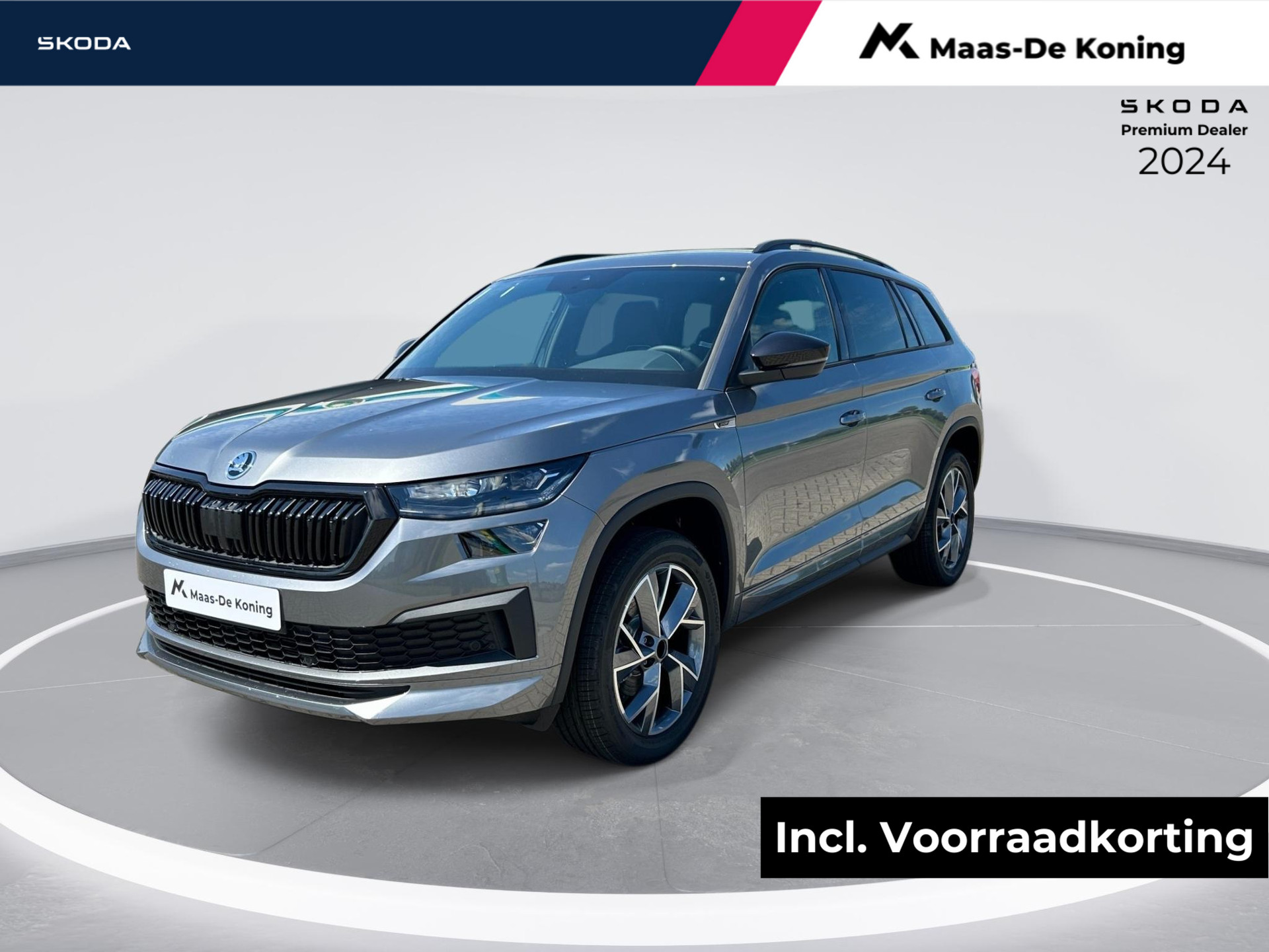 Škoda Kodiaq Sportline Business 1.5 110 kW/ 150 pk TSI DSG | Trekhaak wegklapbaar | Derde zitrij | Assistentie pakket