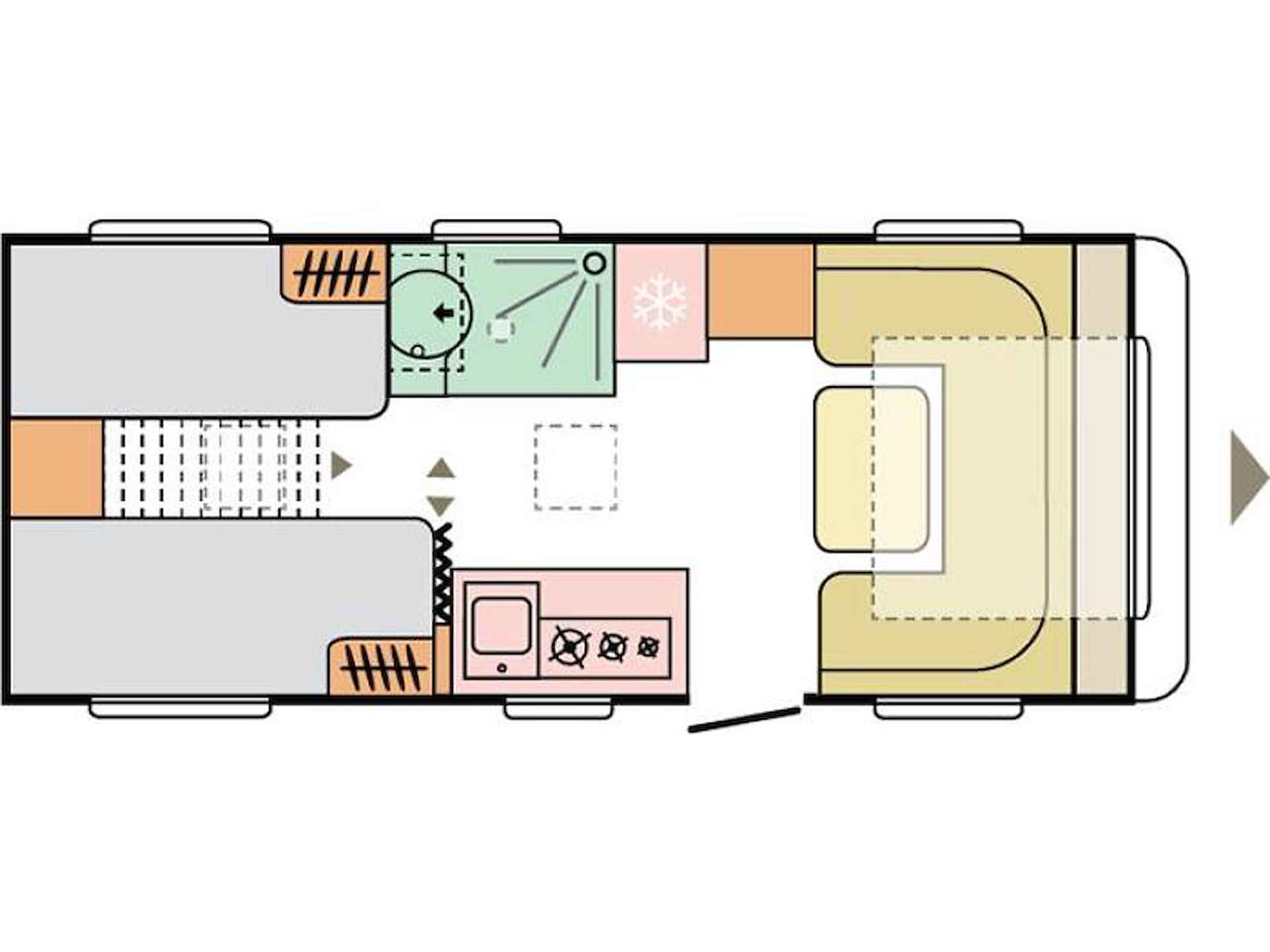 Adria Adora 542 UL nu 1000 euro cash back - 9/9