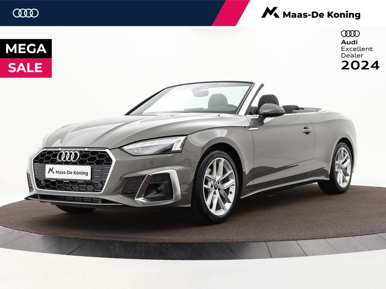 Audi A5 Cabriolet S Edition 35 TFSI 150 pk Cabriolet | Nekverwarming | Assistentiepakket Parking | Afgevlakt stuurwiel  · MEGA Sale