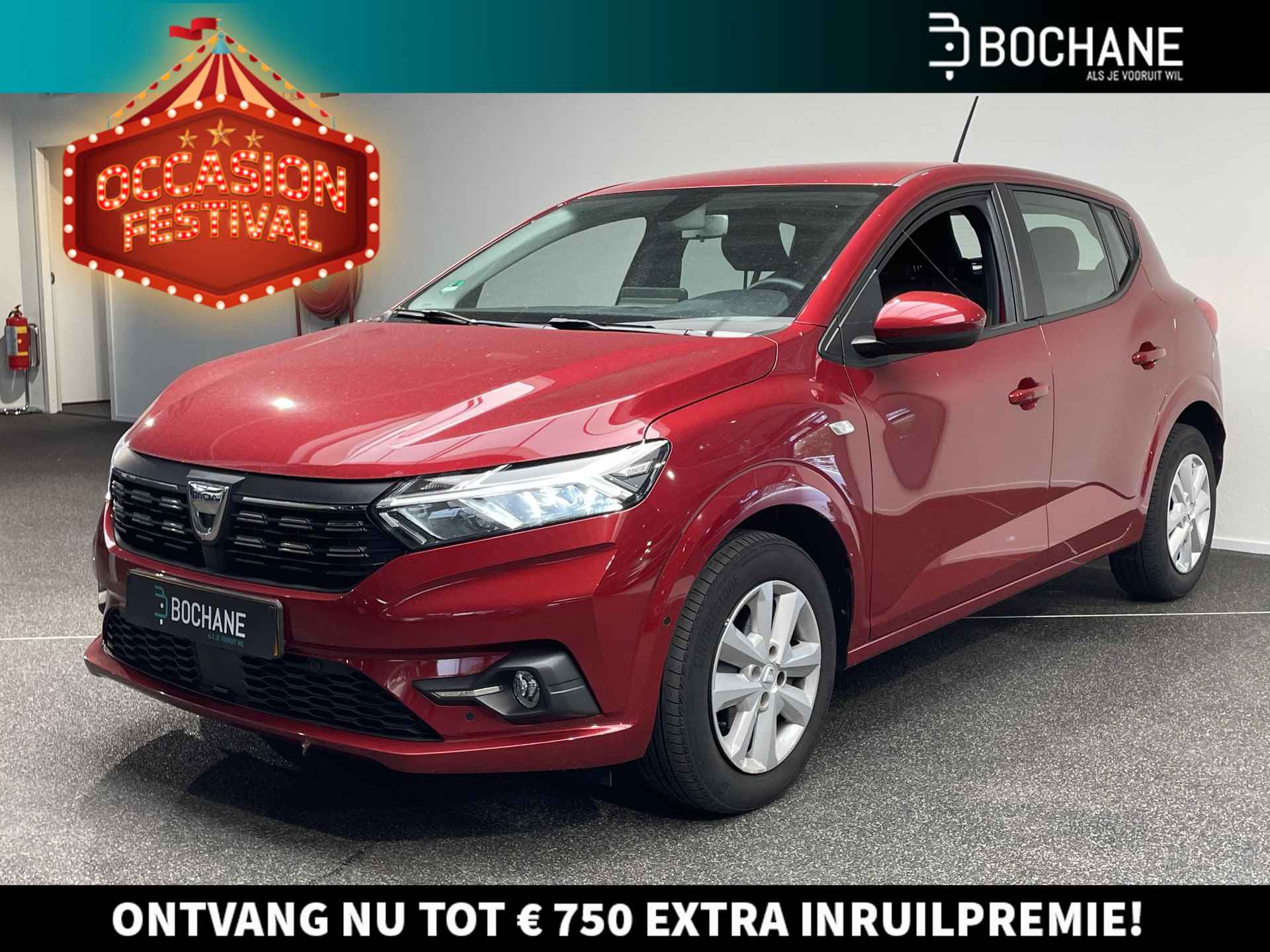 Dacia Sandero 1.0 TCe 100 Bi-Fuel comfort / Clima / Camera / PDC / Navigatie / Apple carplay of Android Auto - 1/24