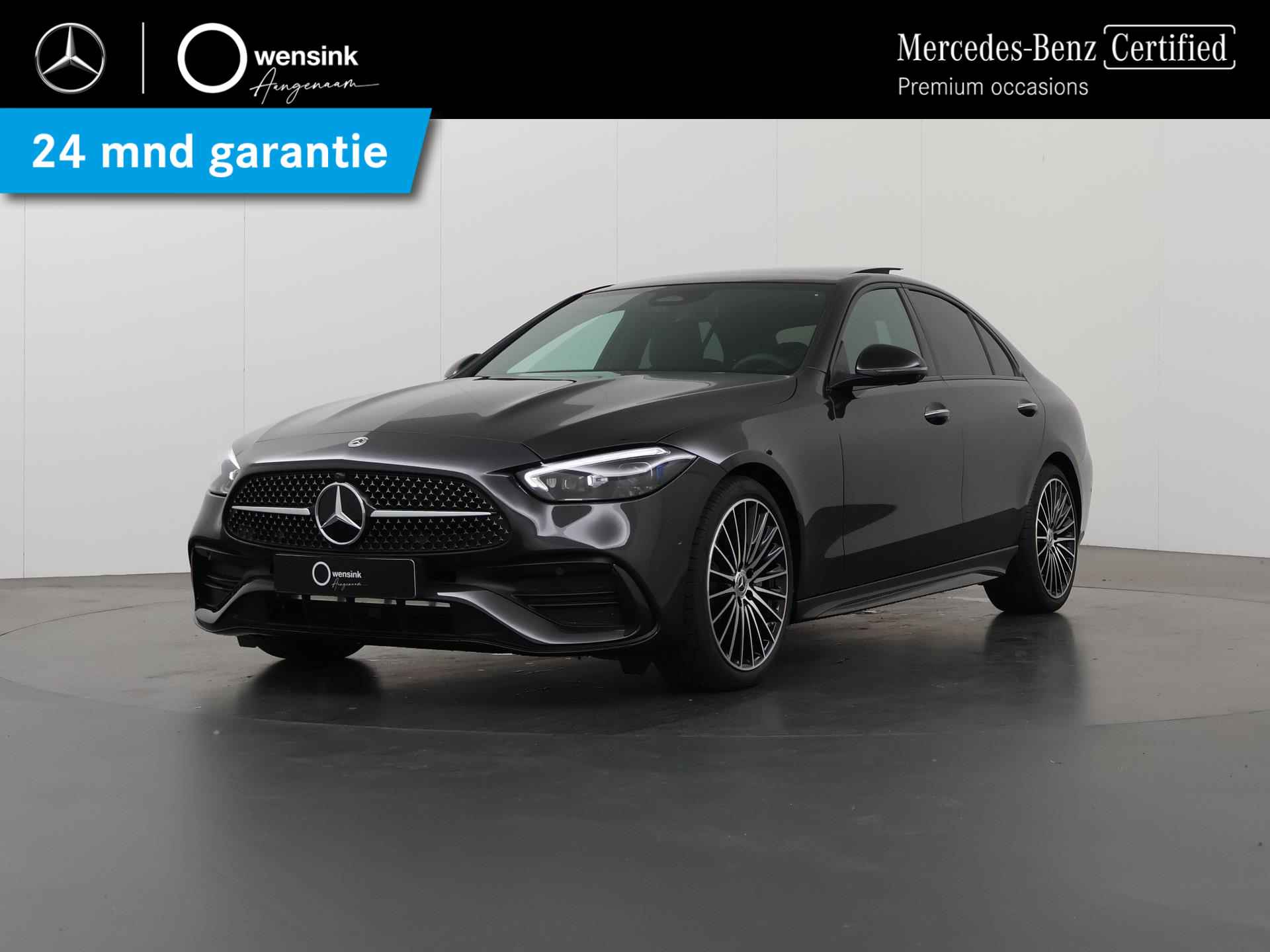 Mercedes-Benz C-klasse 180 AMG Line Premium Pack | Panorama Schuifdak | Memory Stoelen | 360 Camera | Augmented Reality | Night pakket - 1/45