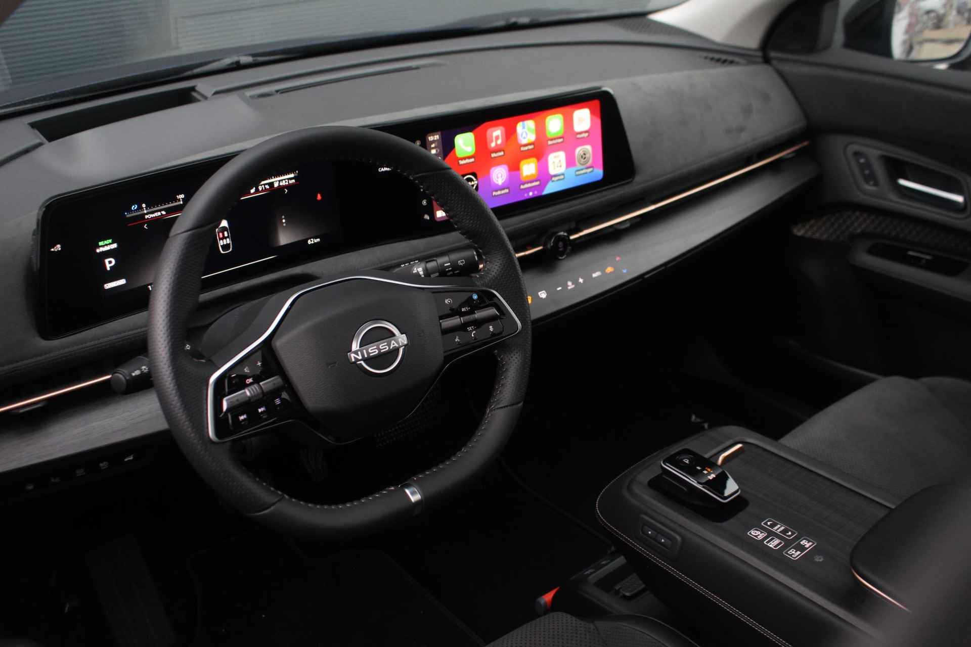 Nissan Ariya Evolve 91 kWh 240pk | Bose Audio | Draadloze Apple Carplay & Android Auto | Elektrisch Verstelbare Stoelen | Stoel/Stuurwiel Verwarming | - 15/45