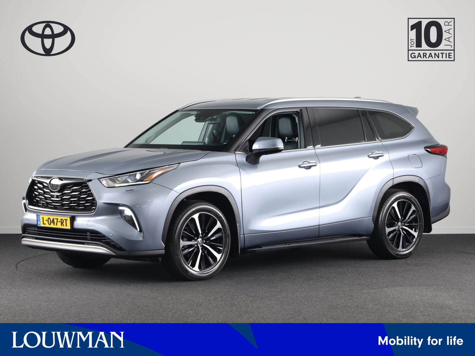 Toyota highlander 2.5 AWD Hybrid Premium 7-Pers. | Trekhaak | 360° Camera | JBL-Audio | Zwart Leder Interieur |