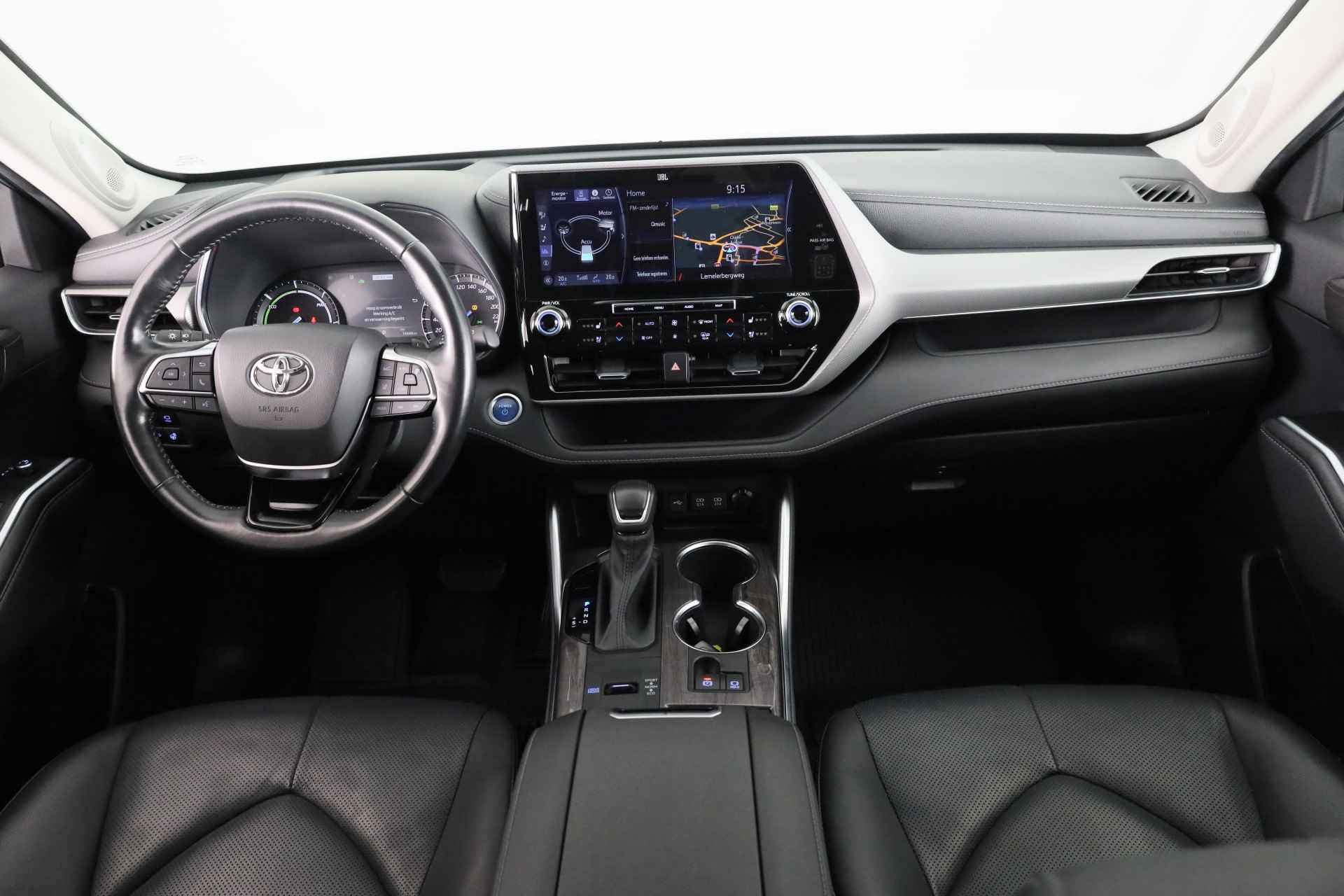 Toyota highlander 2.5 AWD Hybrid Premium 7-Pers. | Trekhaak | 360° Camera | JBL-Audio | Zwart Leder Interieur | - 6/43