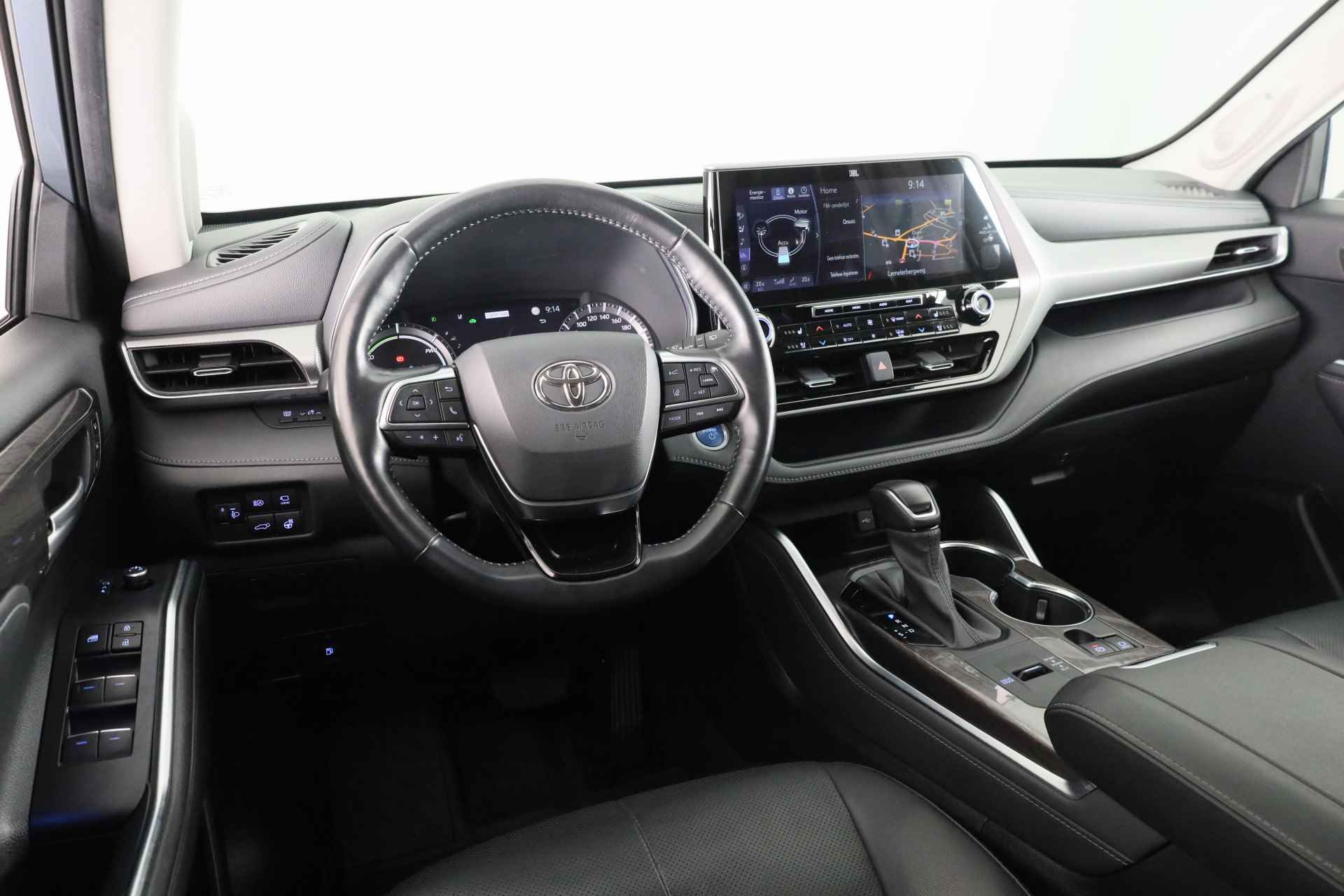 Toyota highlander 2.5 AWD Hybrid Premium 7-Pers. | Trekhaak | 360° Camera | JBL-Audio | Zwart Leder Interieur | - 8/43