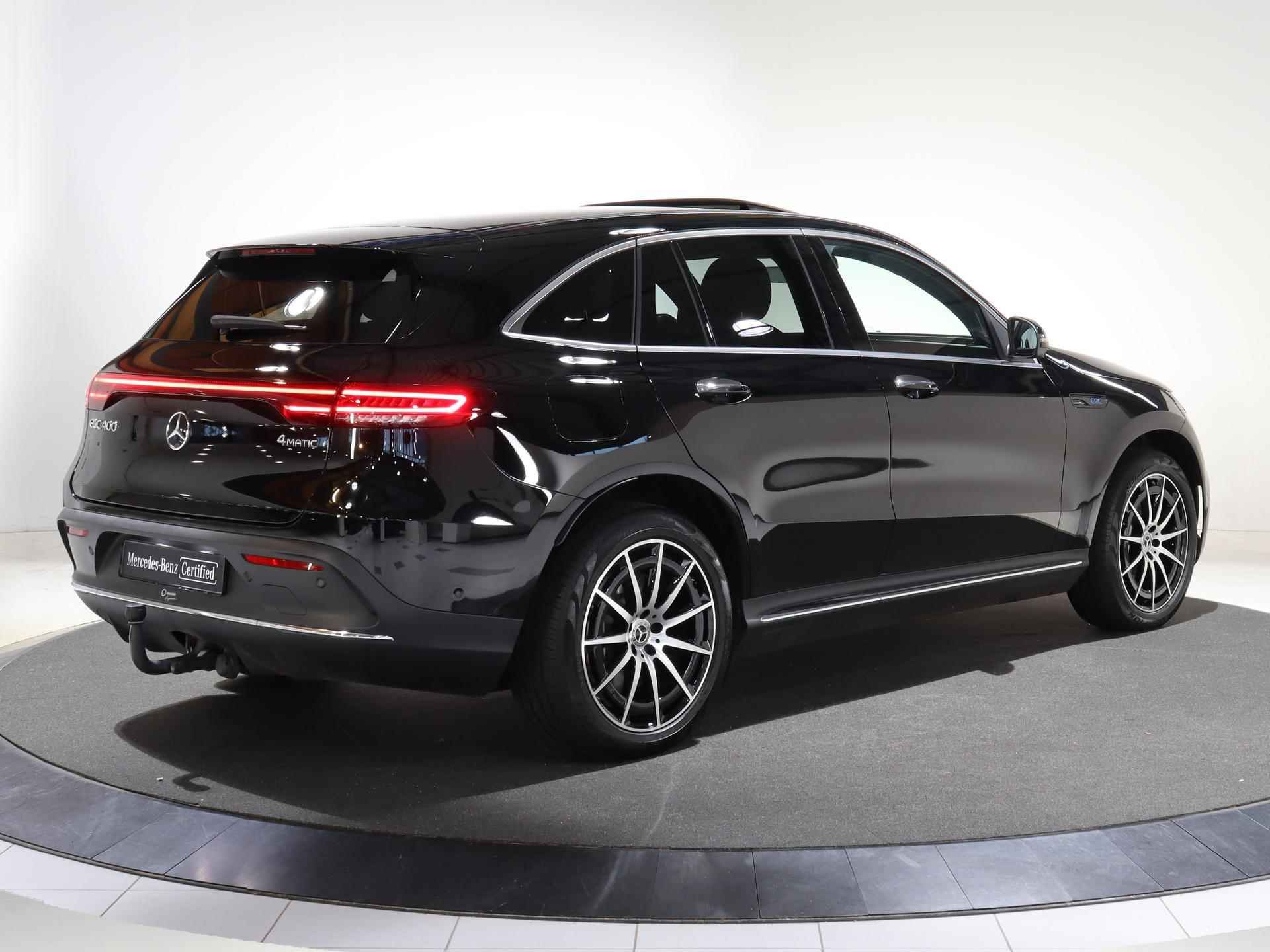 Mercedes-Benz EQC 400 4MATIC AMG Line 80 kWh | Premium Plus | Panoramadak | Keyless | Rijassistentiepakket | Trekhaak | Memory | - 3/28