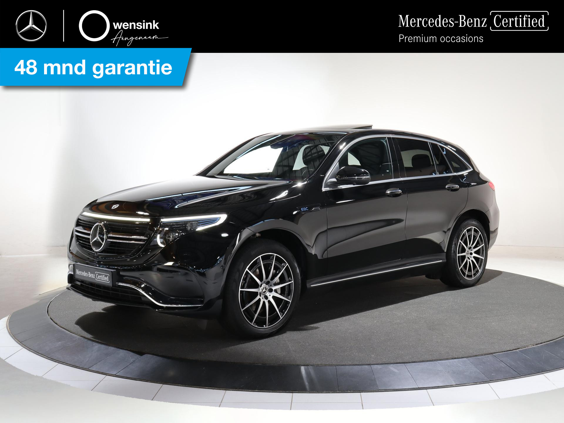 Mercedes-Benz EQC 400 4MATIC AMG Line 80 kWh | Premium Plus | Panoramadak | Keyless | Rijassistentiepakket | Trekhaak | Memory |