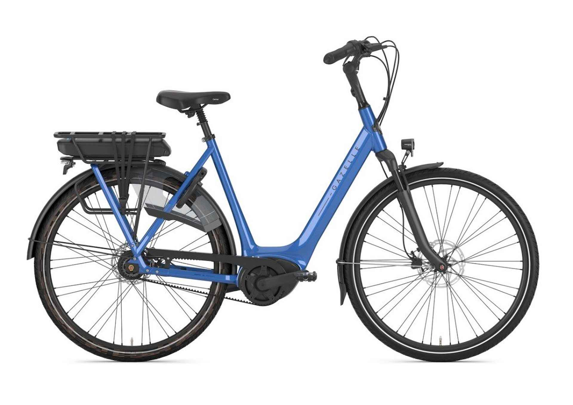 GAZELLE Orange test e-bike Dames Tropical Blue Glans 53cm 2025