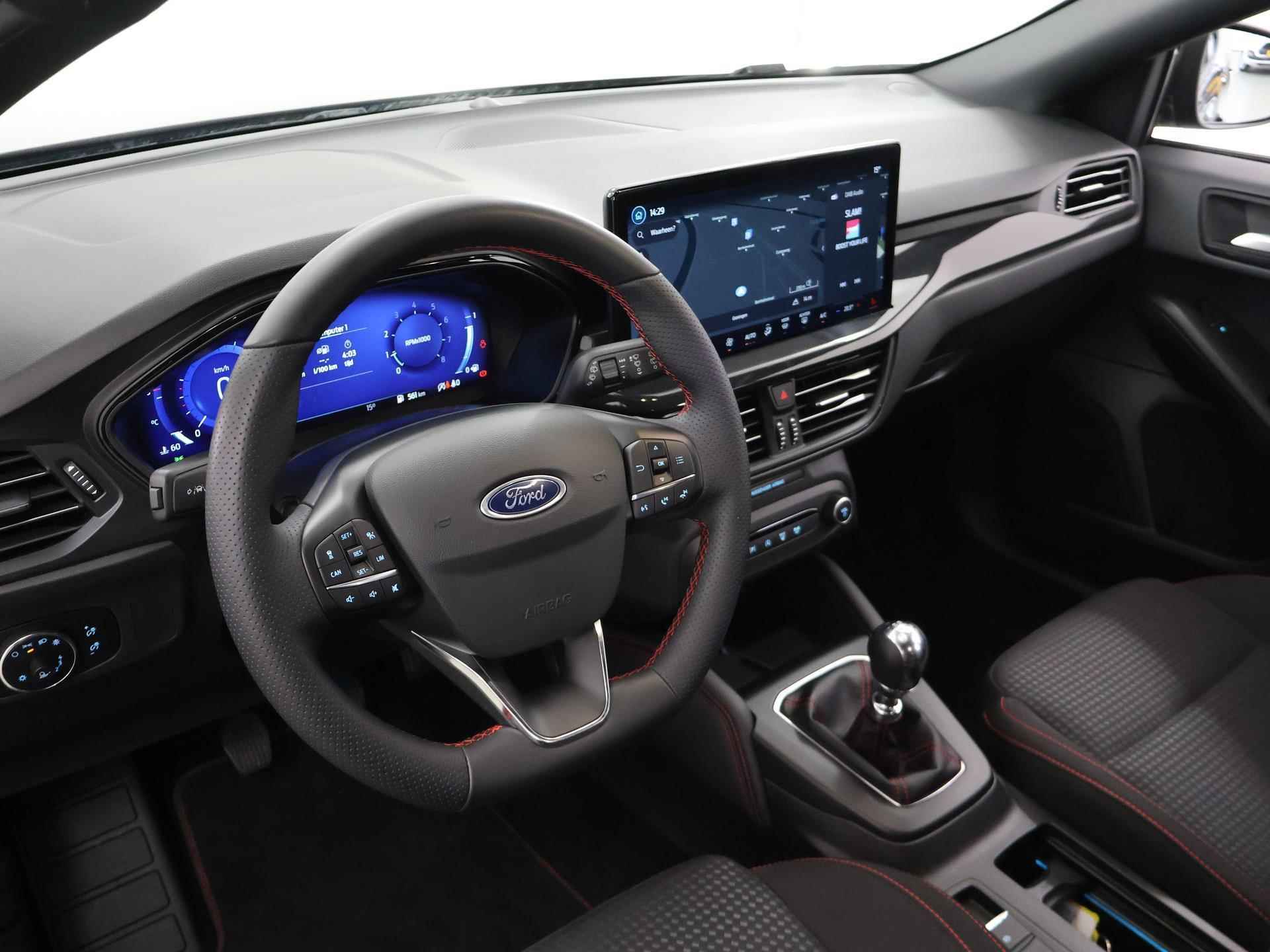 Ford Focus Wagon 1.0 EcoBoost Hybrid 155pk ST Line X | Adaptive Cruise Control | Draadloos CarPlay | Winterpakket | LED koplampen | - 8/42