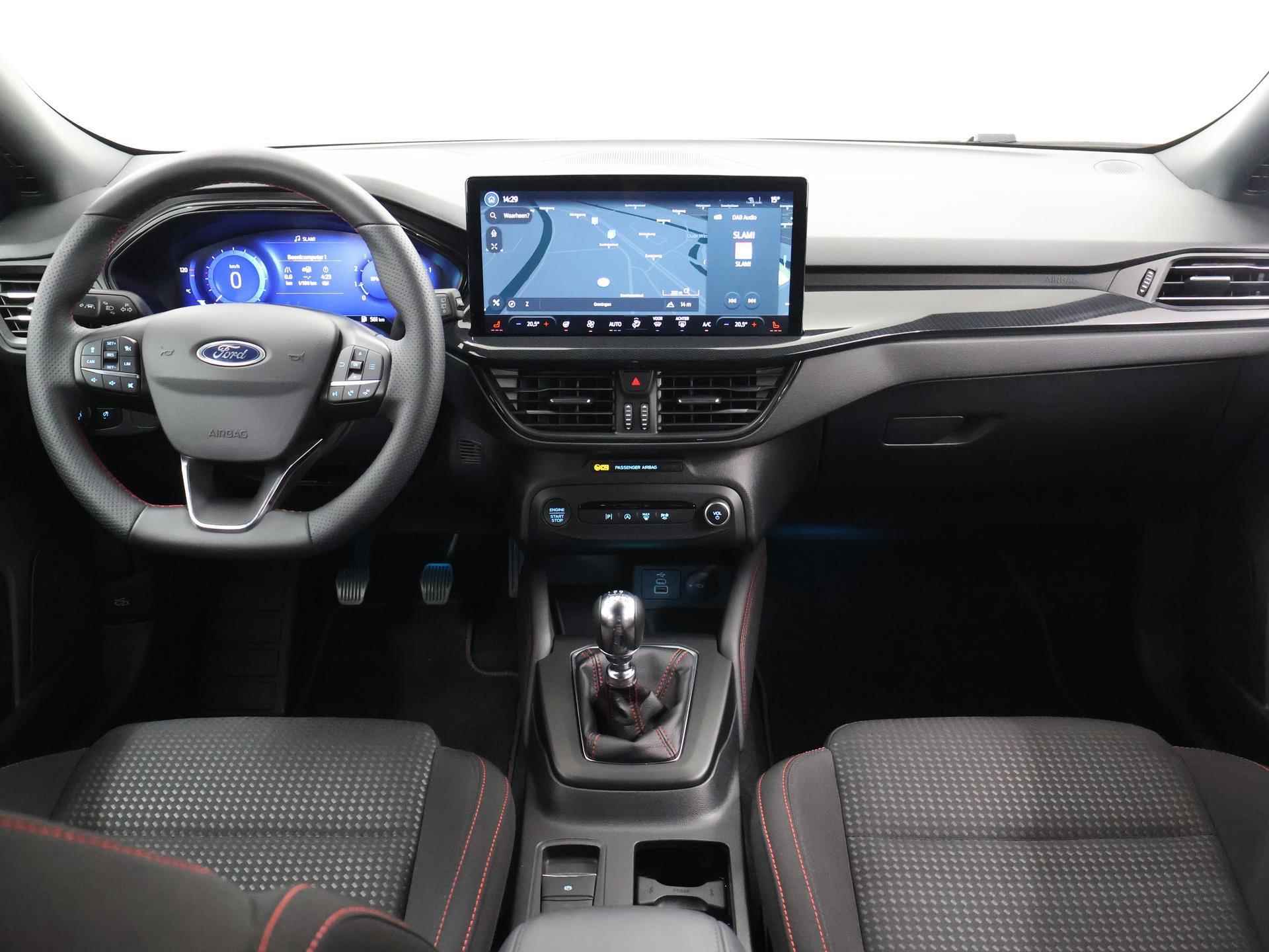 Ford Focus Wagon 1.0 EcoBoost Hybrid 155pk ST Line X | Adaptive Cruise Control | Draadloos CarPlay | Winterpakket | LED koplampen | - 9/42