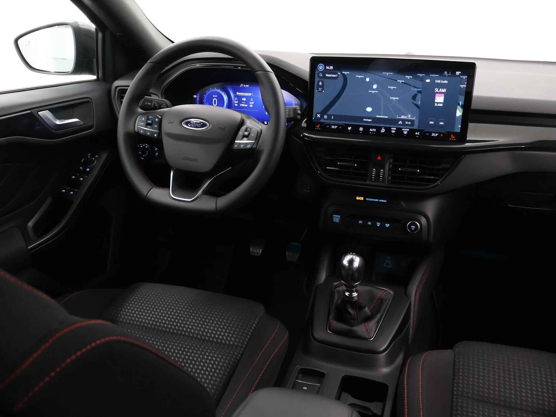 Ford Focus Wagon 1.0 EcoBoost Hybrid 155pk ST Line X | Adaptive Cruise Control | Draadloos CarPlay | Winterpakket | LED koplampen | - 10/42